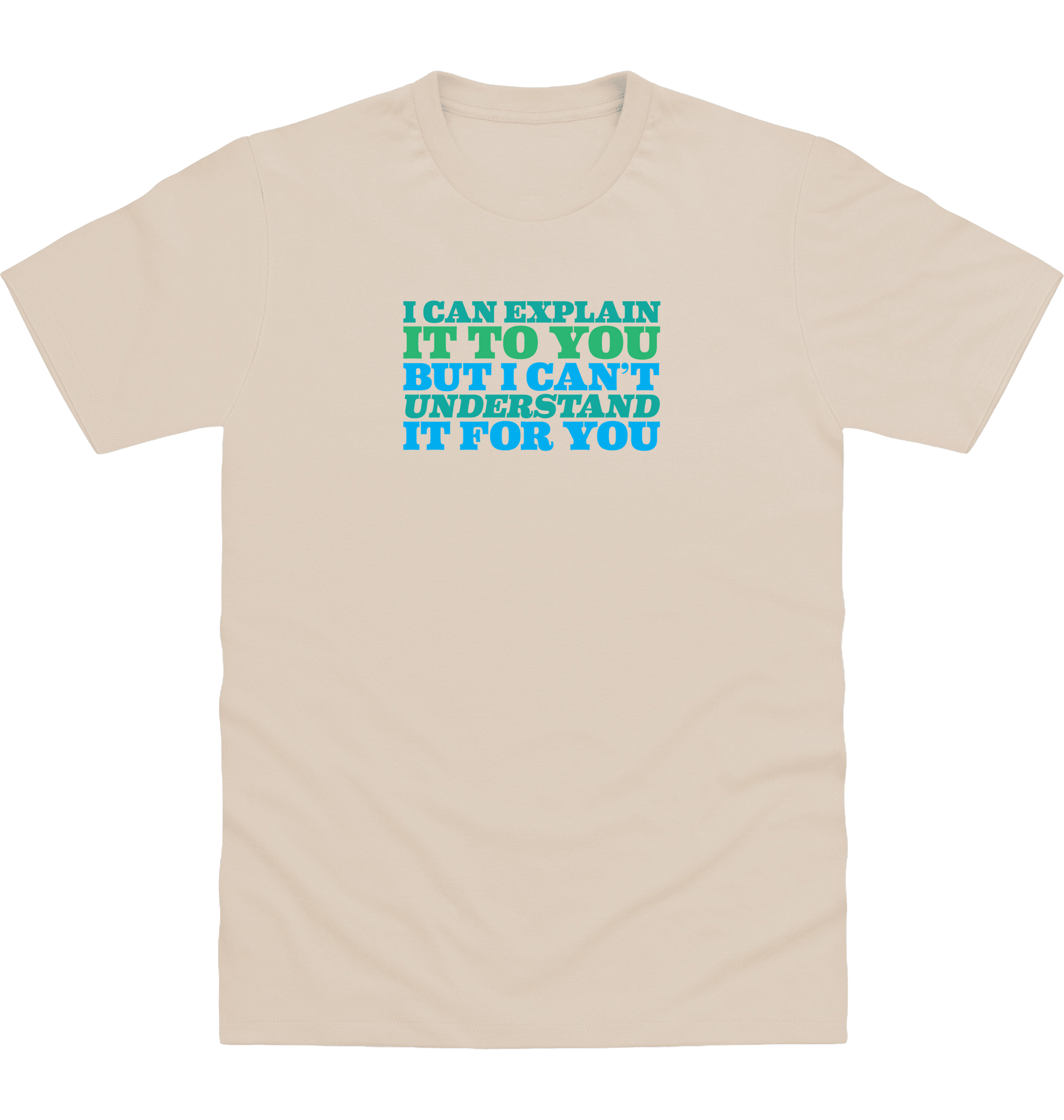Natural Stone Printed T-shirt Front
