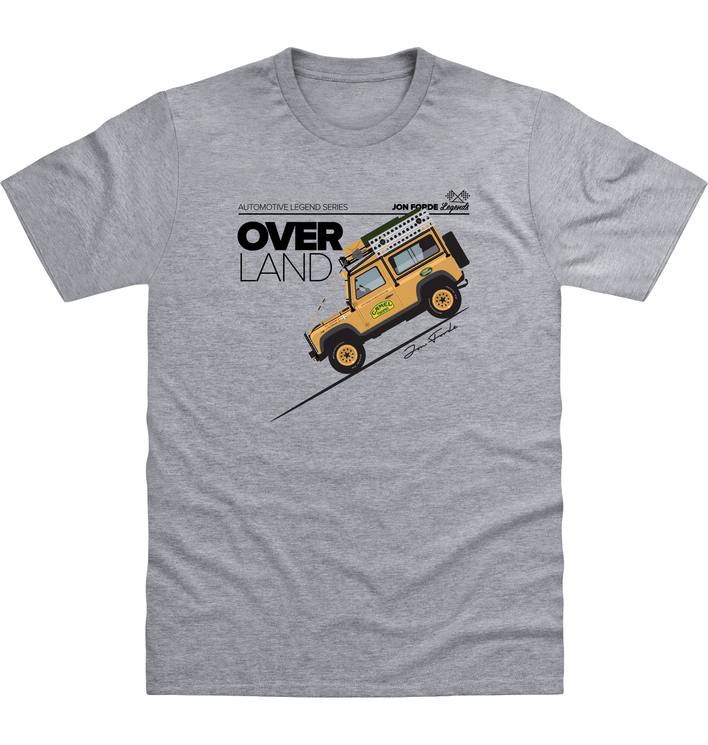 Heather Grey Printed T-shirt Front