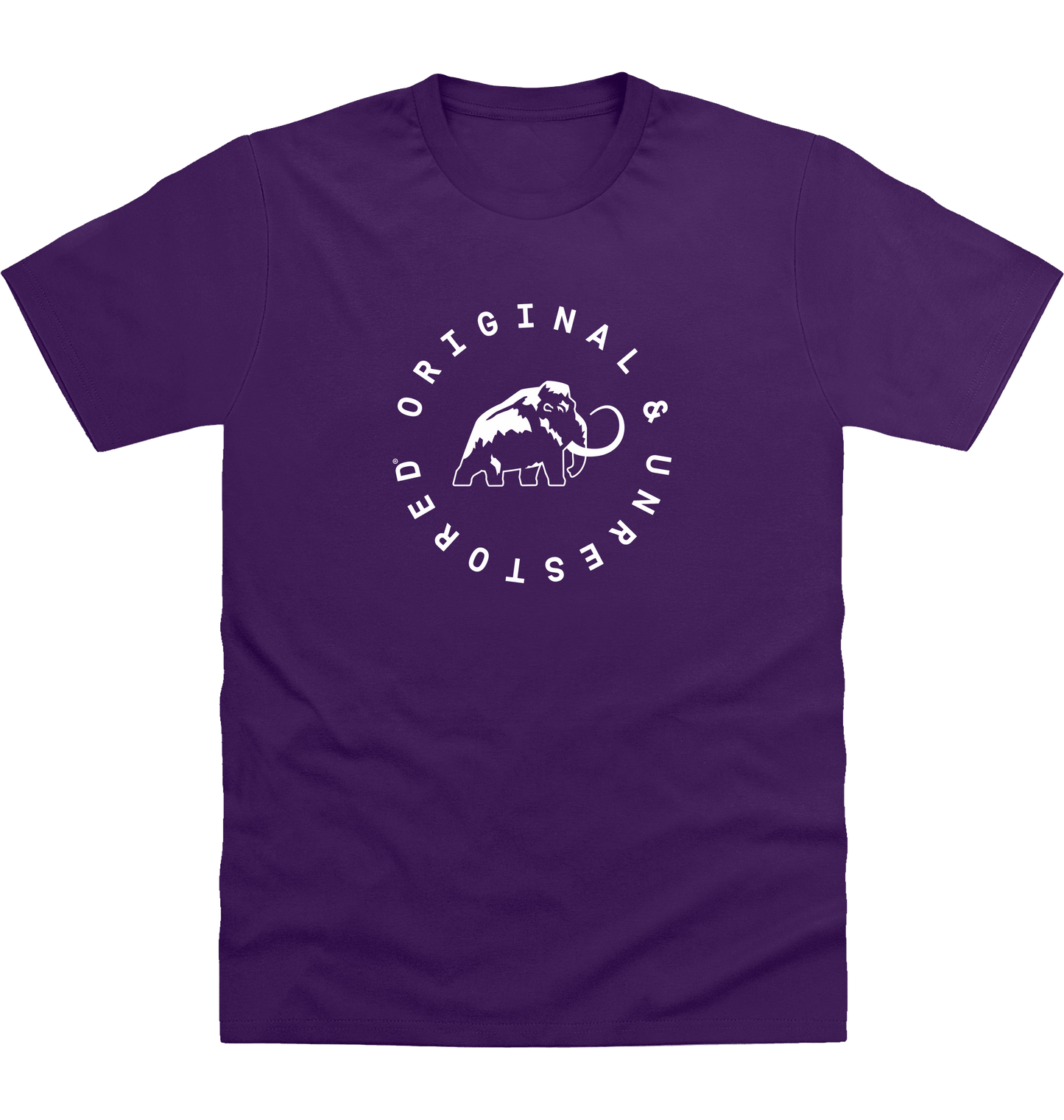 Purple Printed T-shirt Front