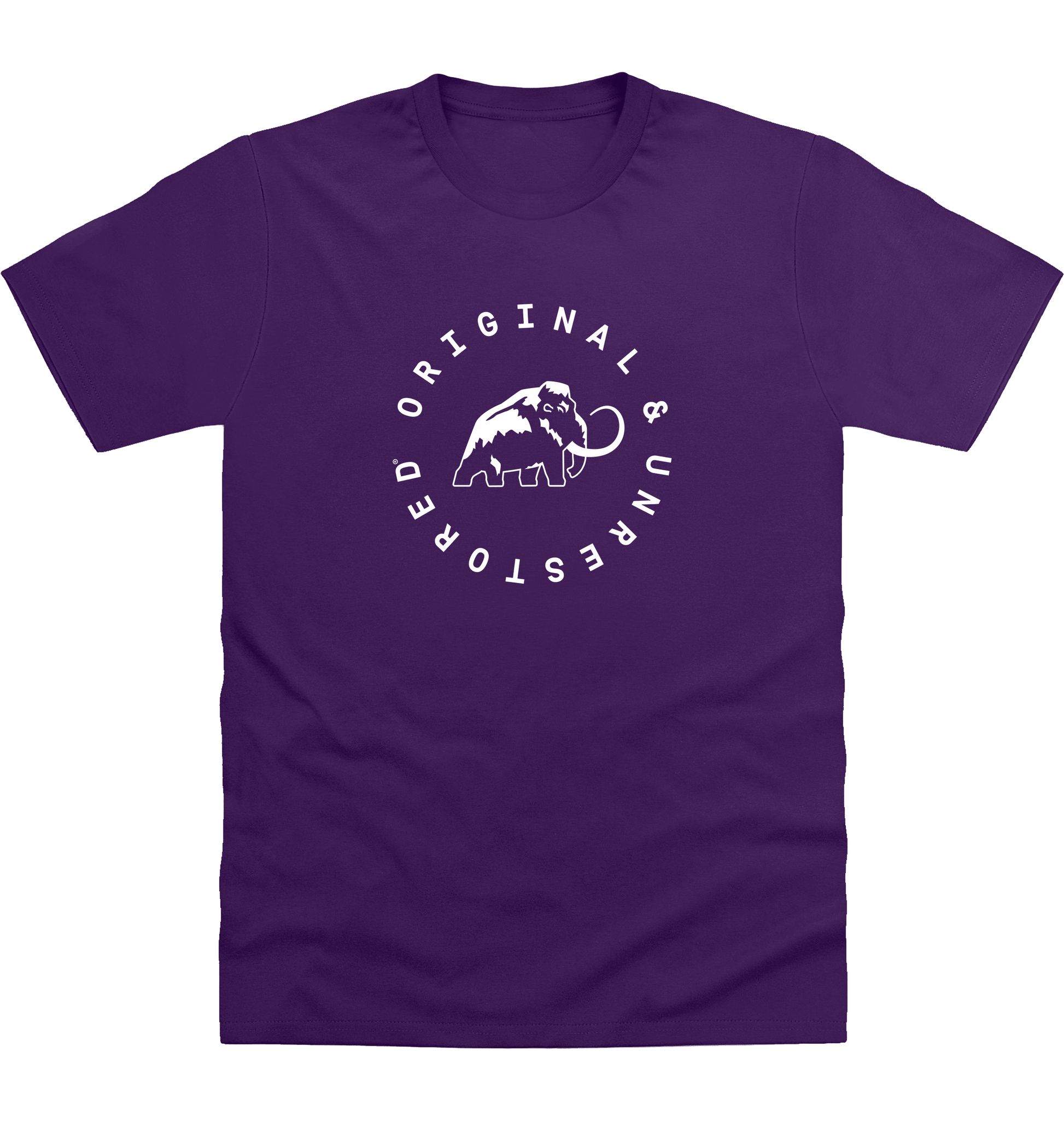Purple Printed T-shirt Front