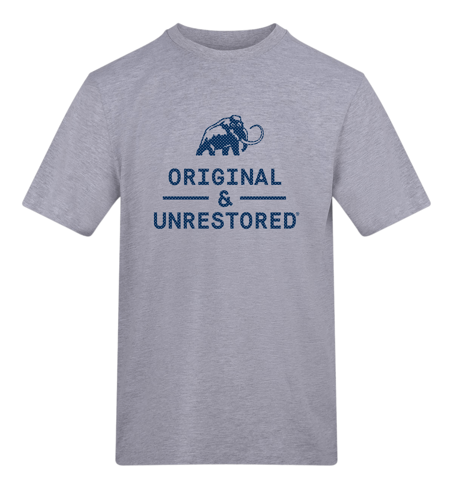 Heather Grey Printed T-shirt Front