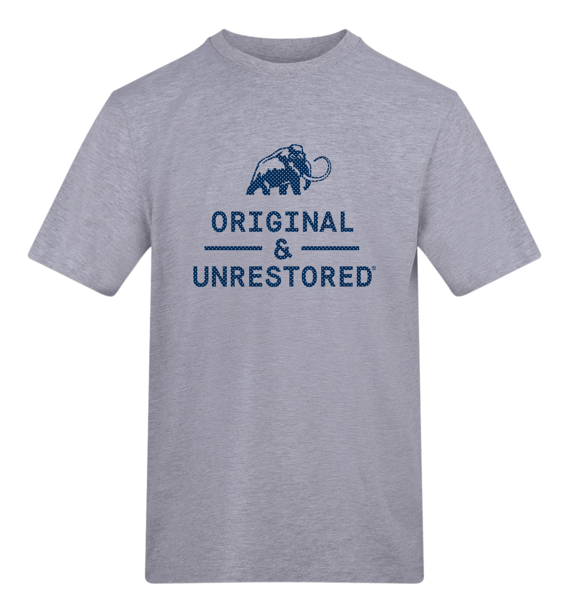 Heather Grey Printed T-shirt Front