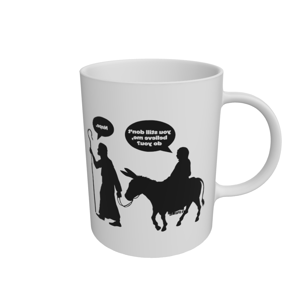 White Mug Front