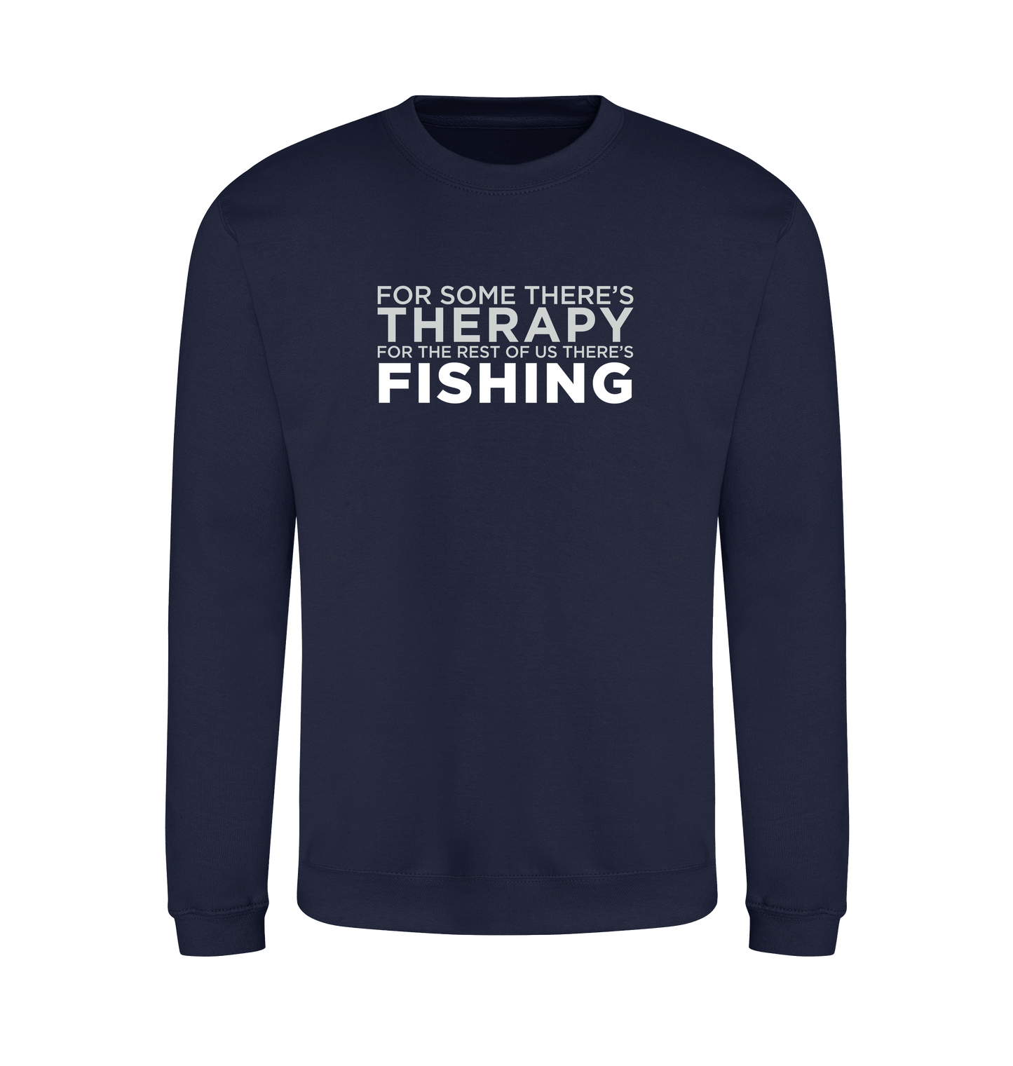 Oxford Navy Printed Sweater Front