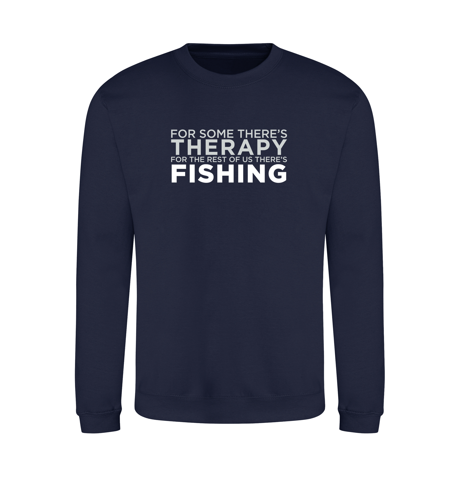 Oxford Navy Printed Sweater Front