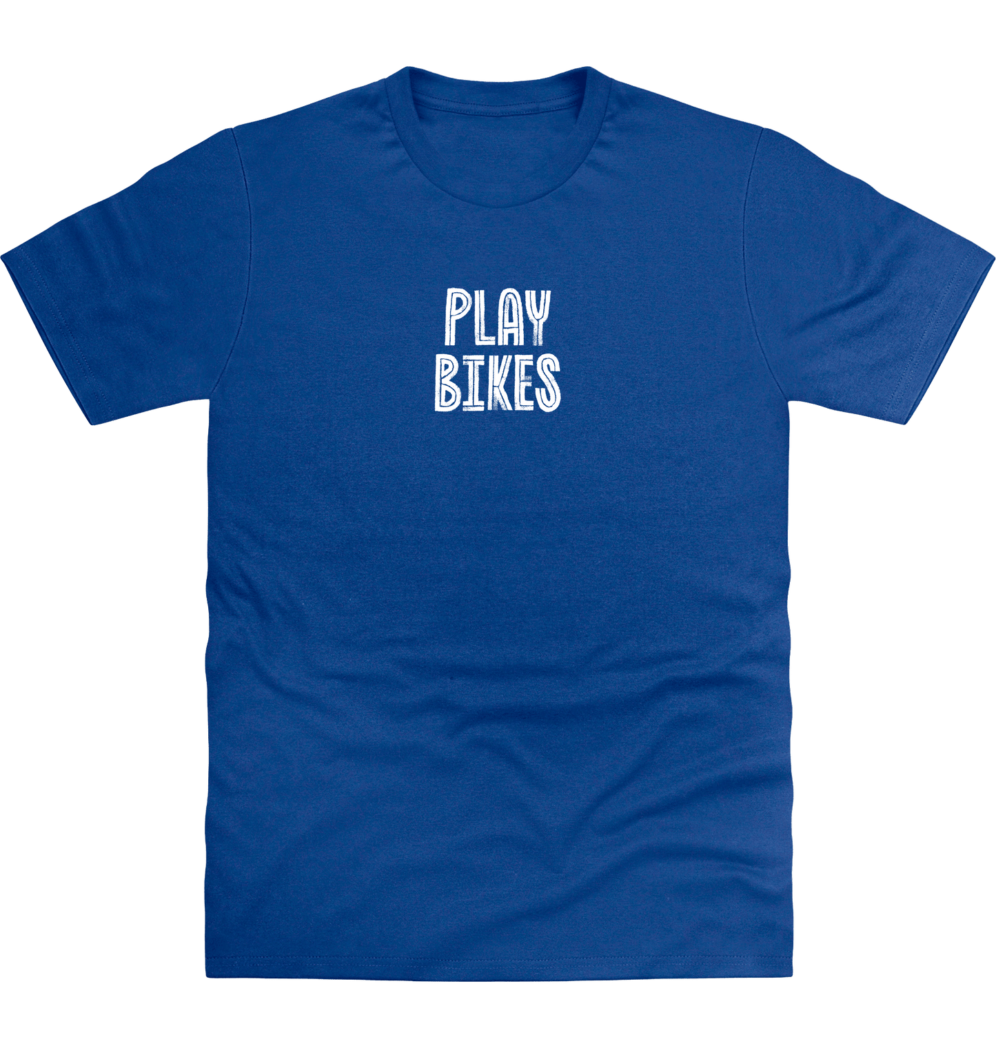 Royal Blue Printed T-shirt Front