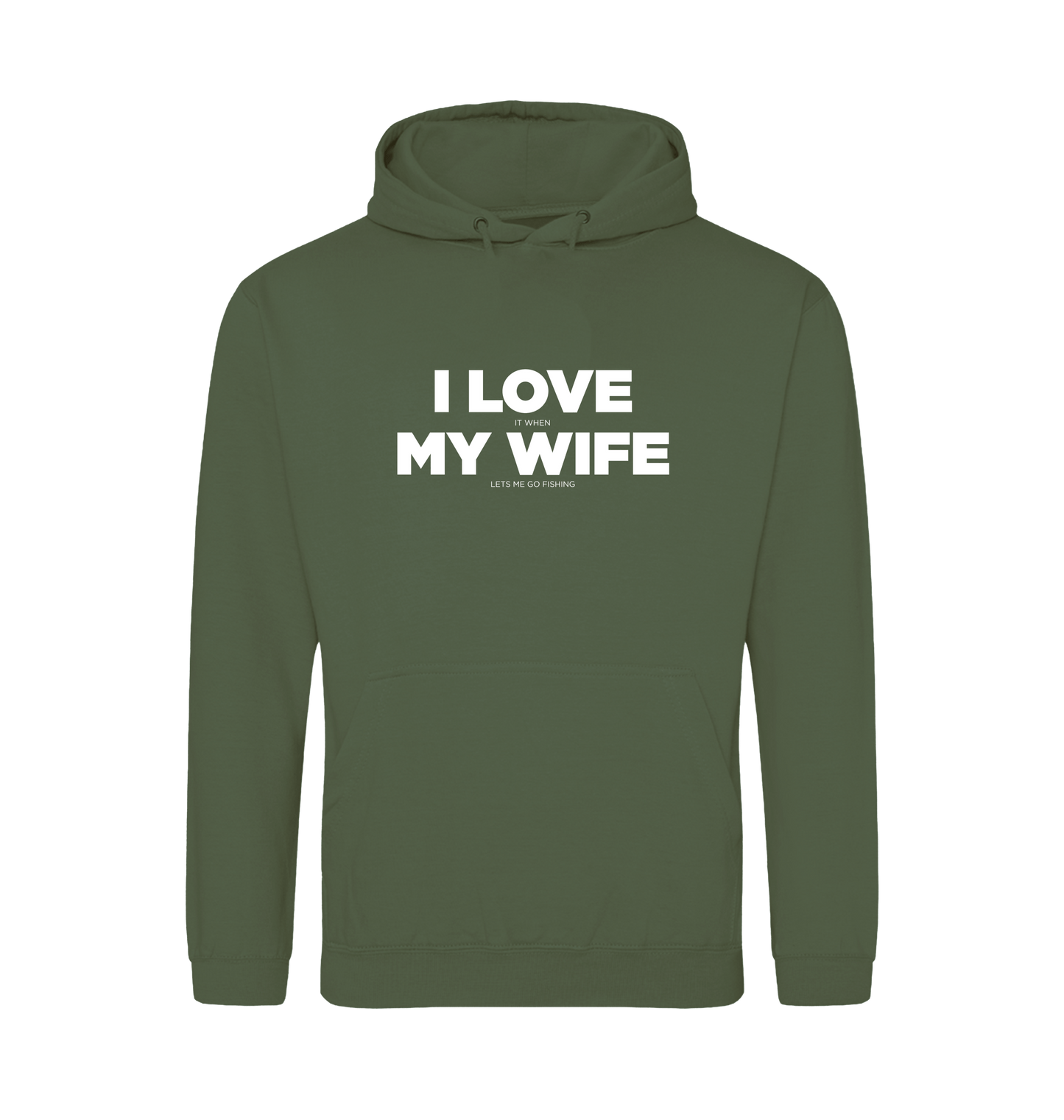 Earthy Green Printed Hoody Front