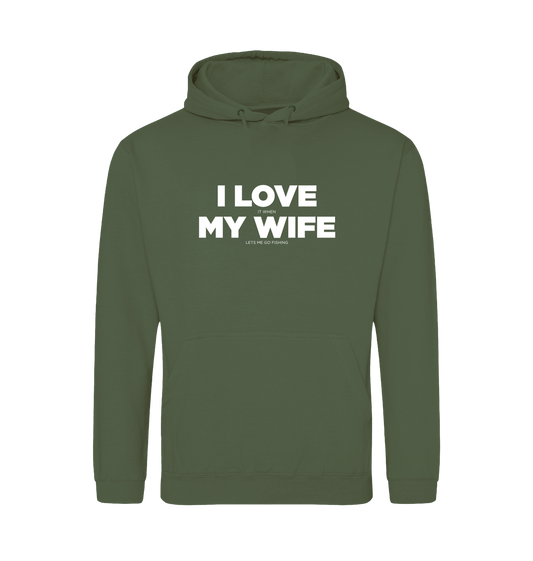 Earthy Green Printed Hoody Front