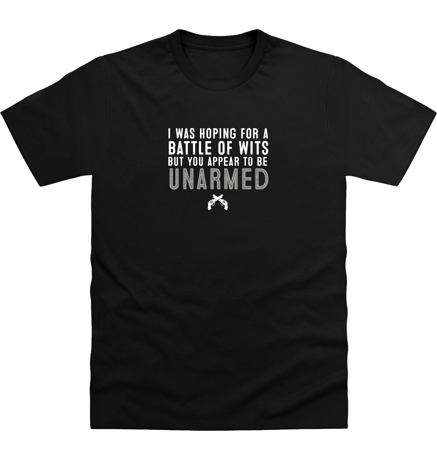 Deep Black Printed T-shirt Front