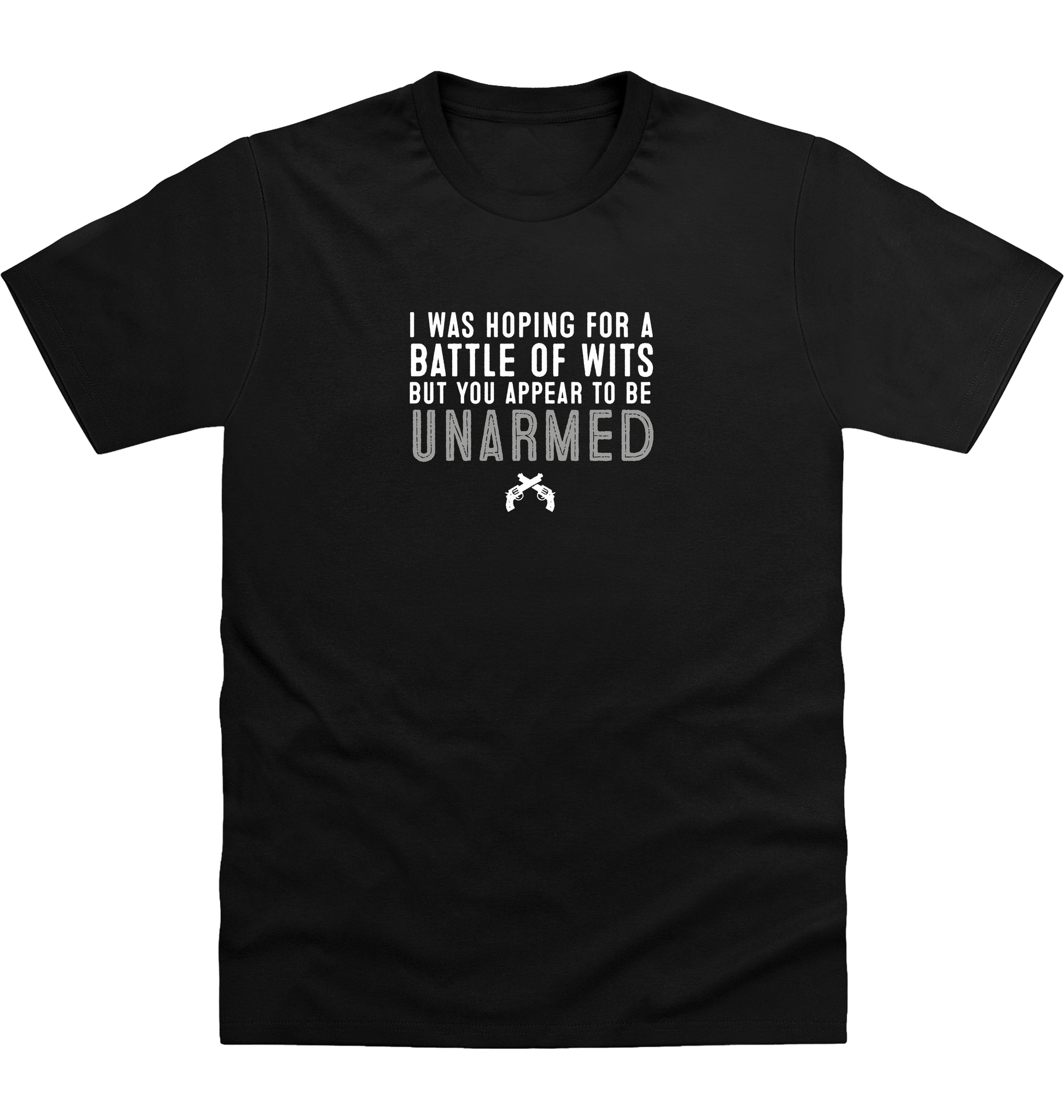 Deep Black Printed T-shirt Front