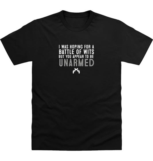 Deep Black Printed T-shirt Front
