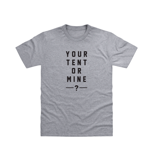 Heather Grey Printed T-shirt Front