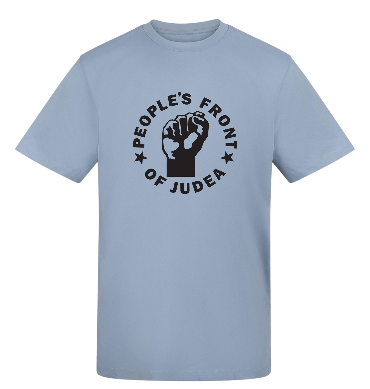 Sky Blue Printed T-shirt Front