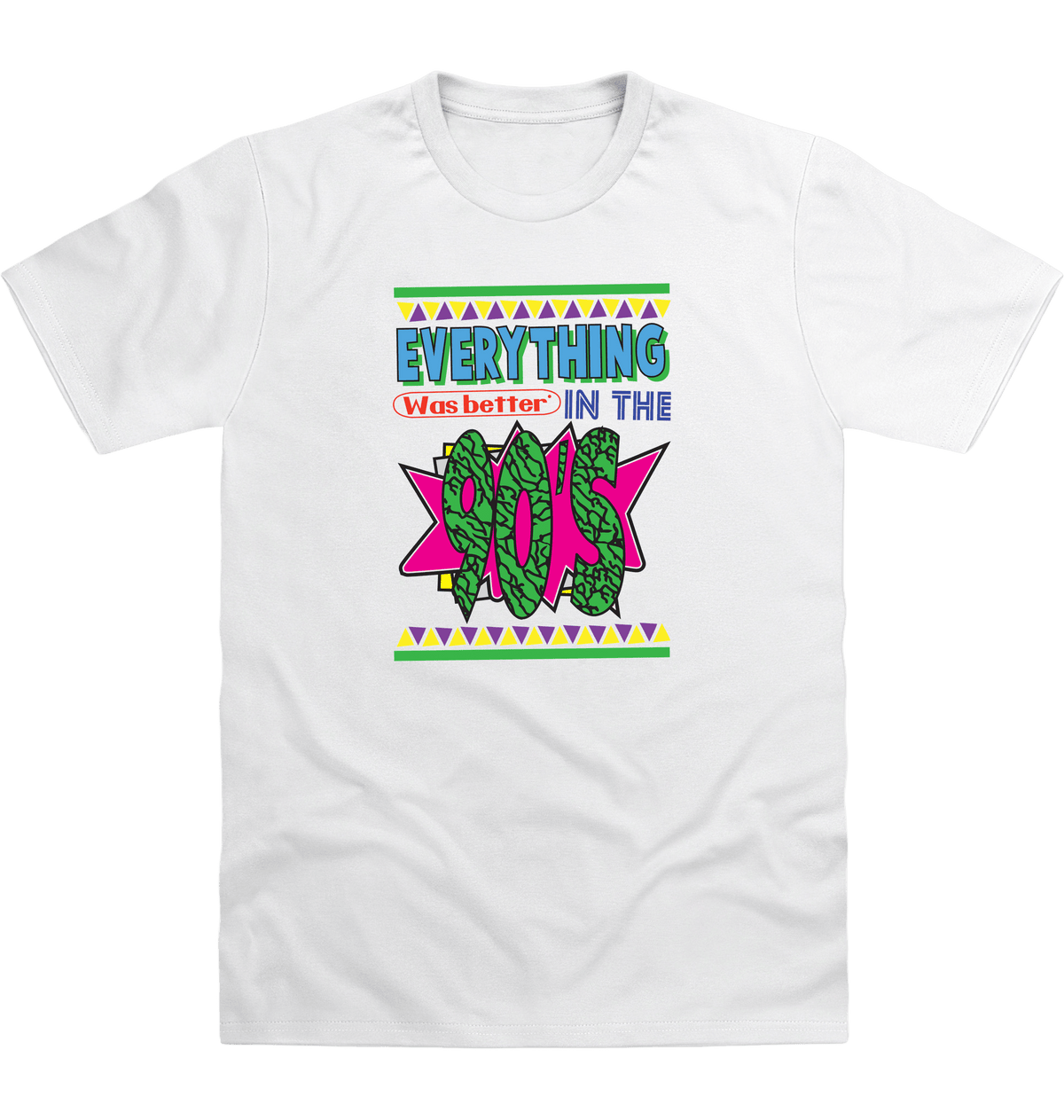 Arctic White Printed T-shirt Front