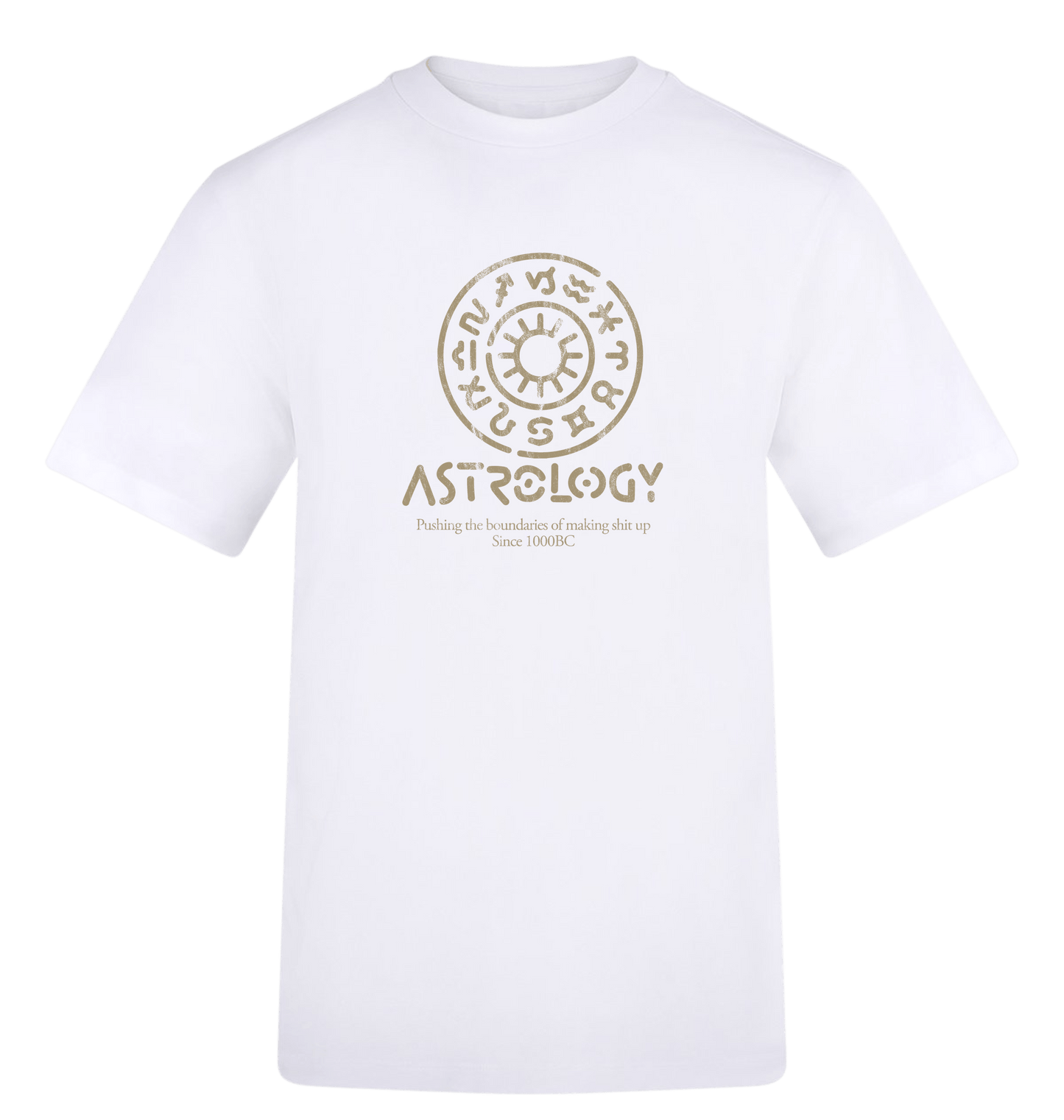 Arctic White Printed T-shirt Front