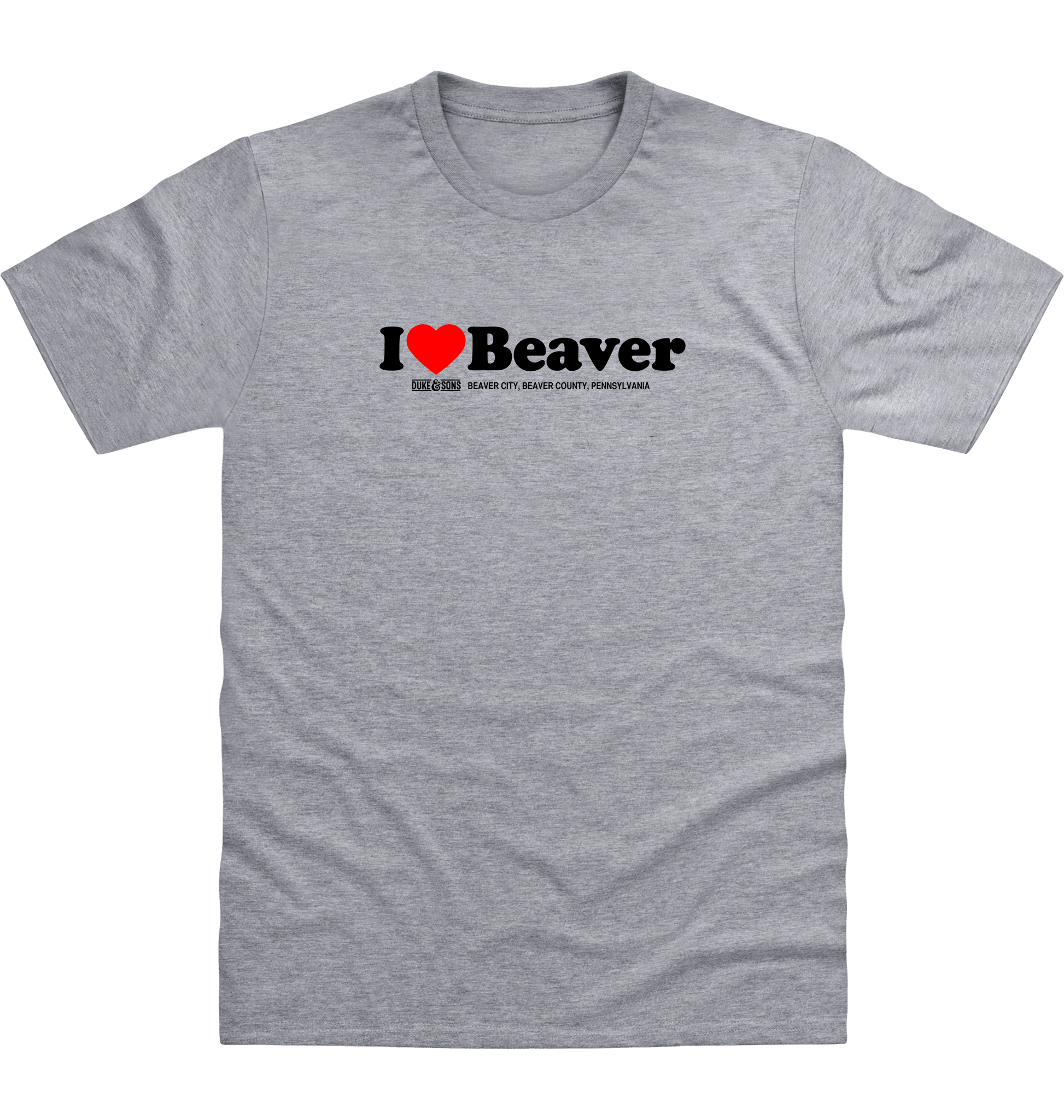 Heather Grey Printed T-shirt Front
