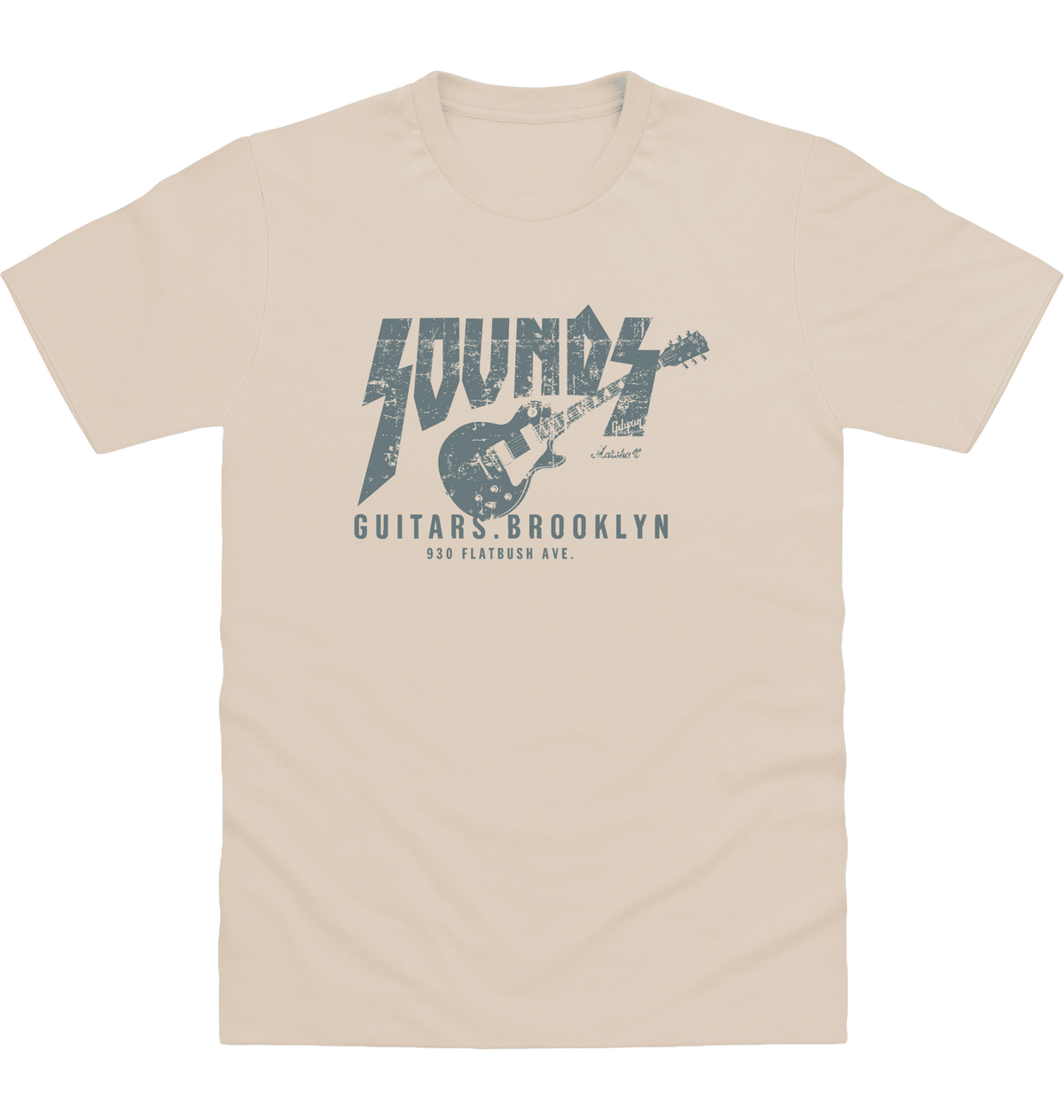 Natural Stone Printed T-shirt Front