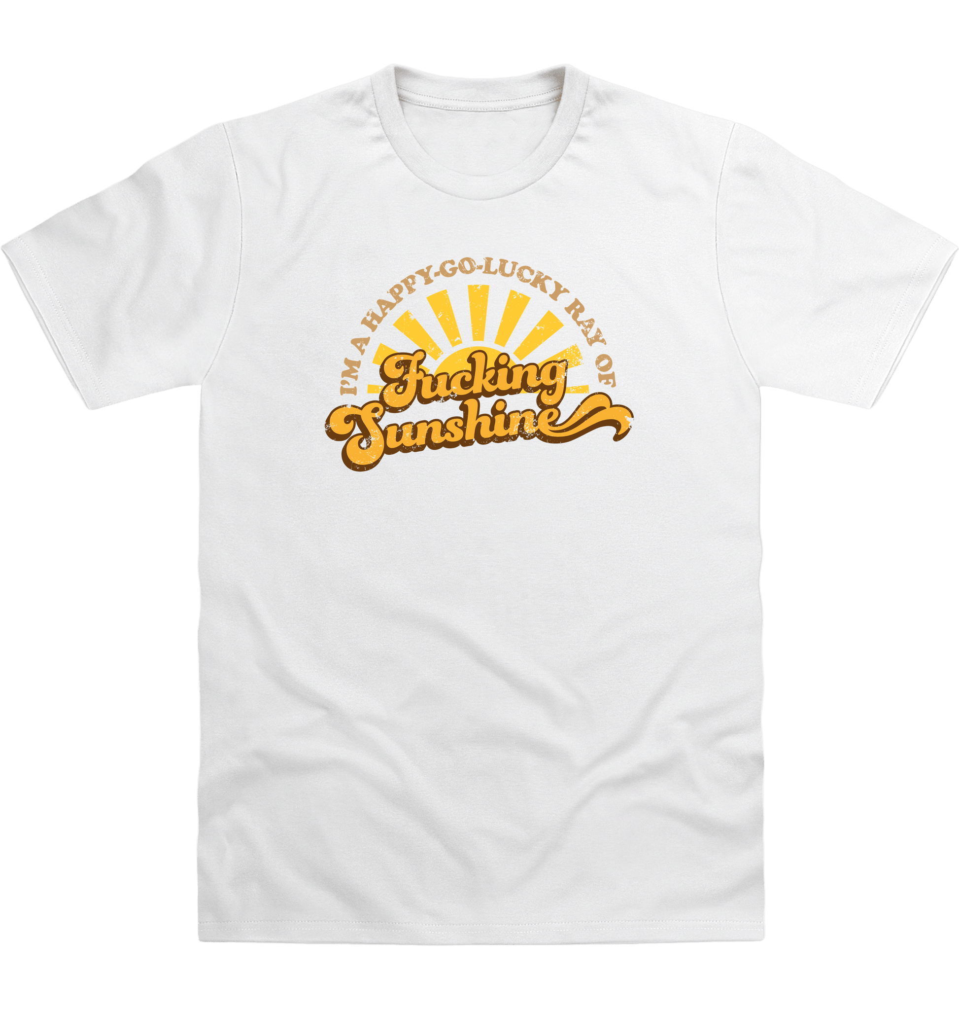 Arctic White Printed T-shirt Front