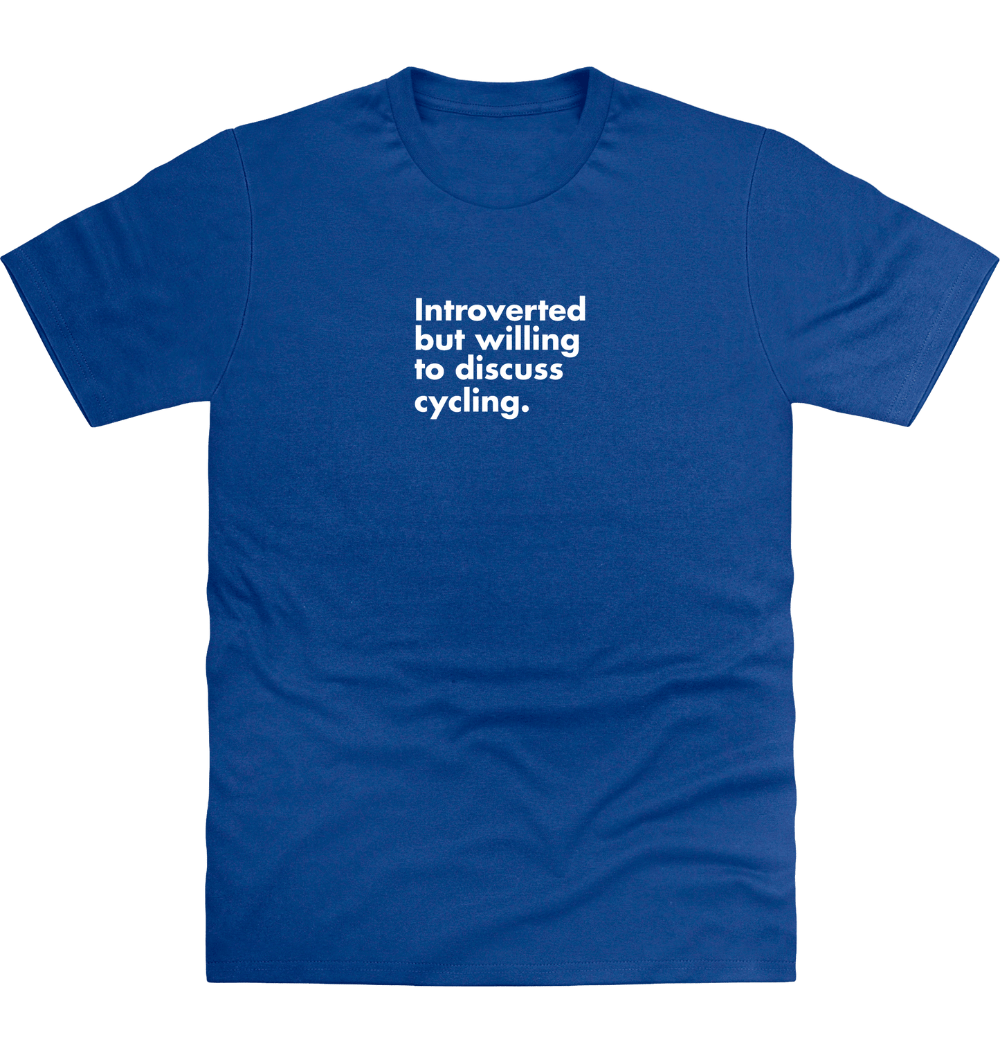 Royal Blue Printed T-shirt Front