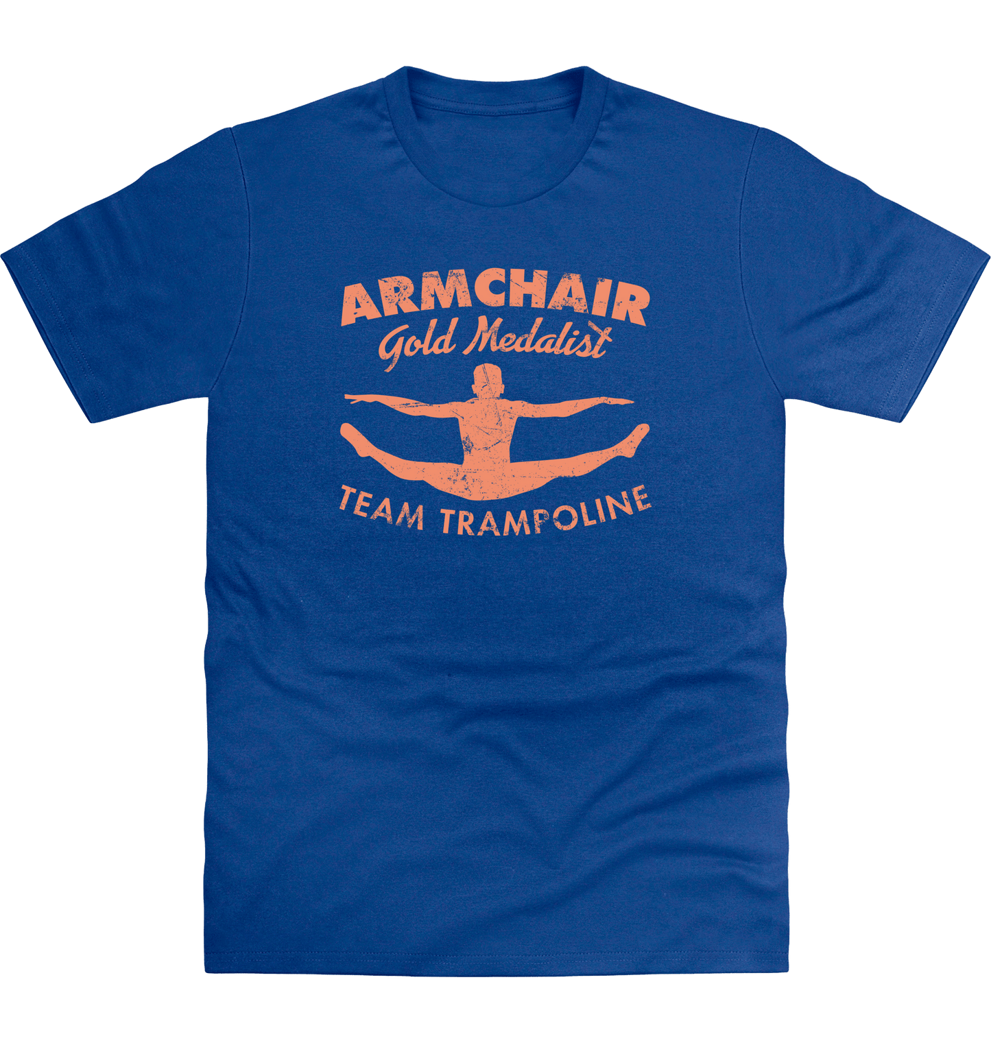 Royal Blue Printed T-shirt Front