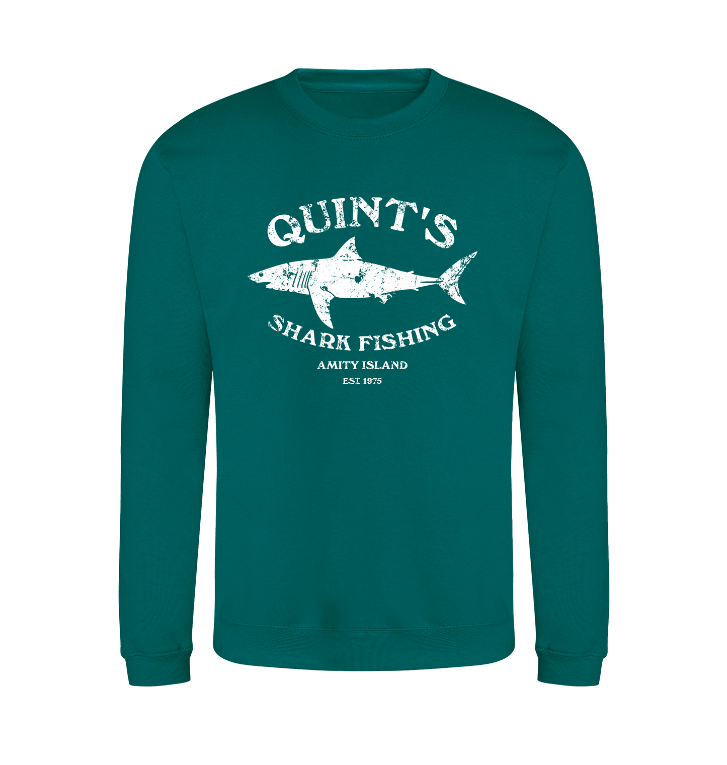 Jade Printed Sweater Front