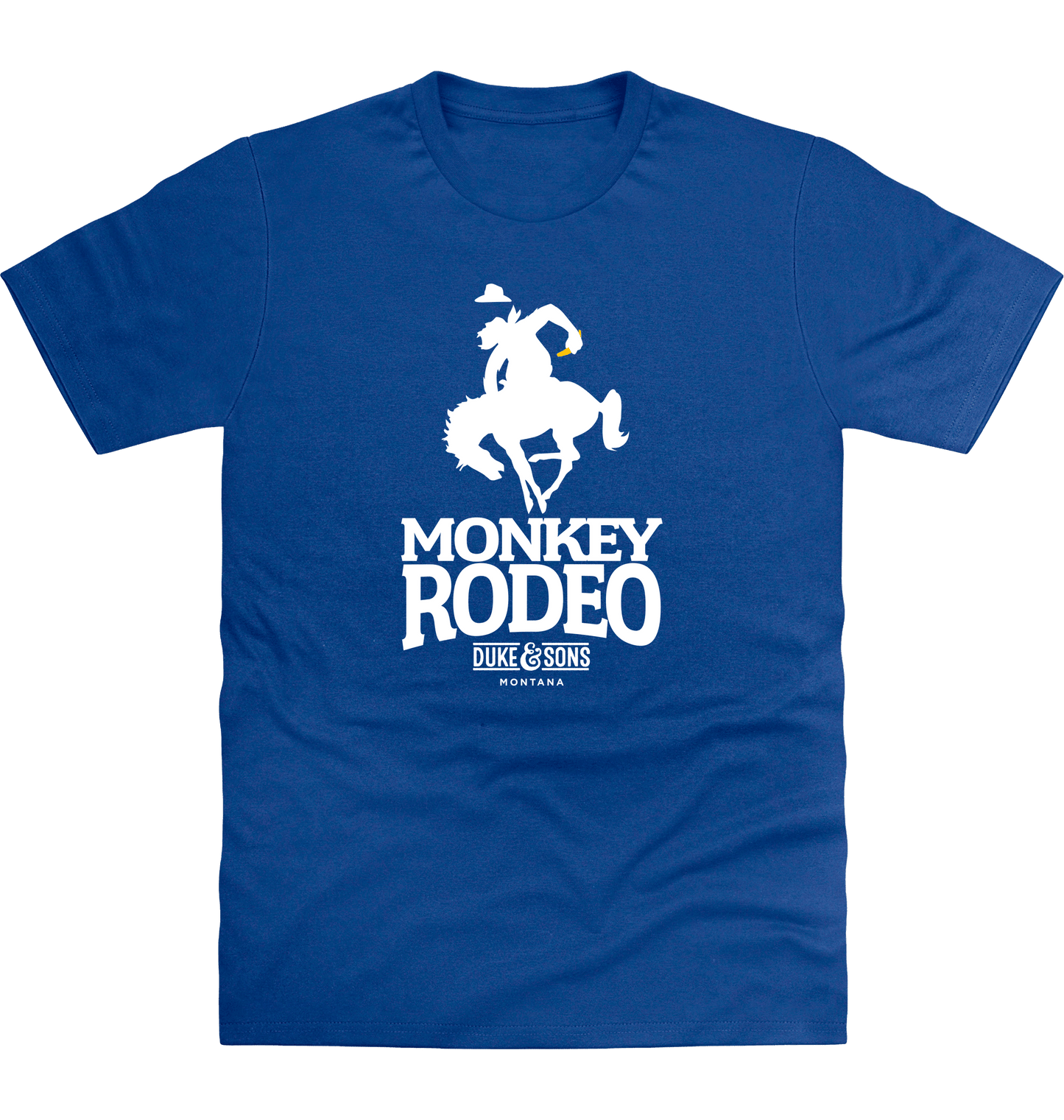 Royal Blue Printed T-shirt Front