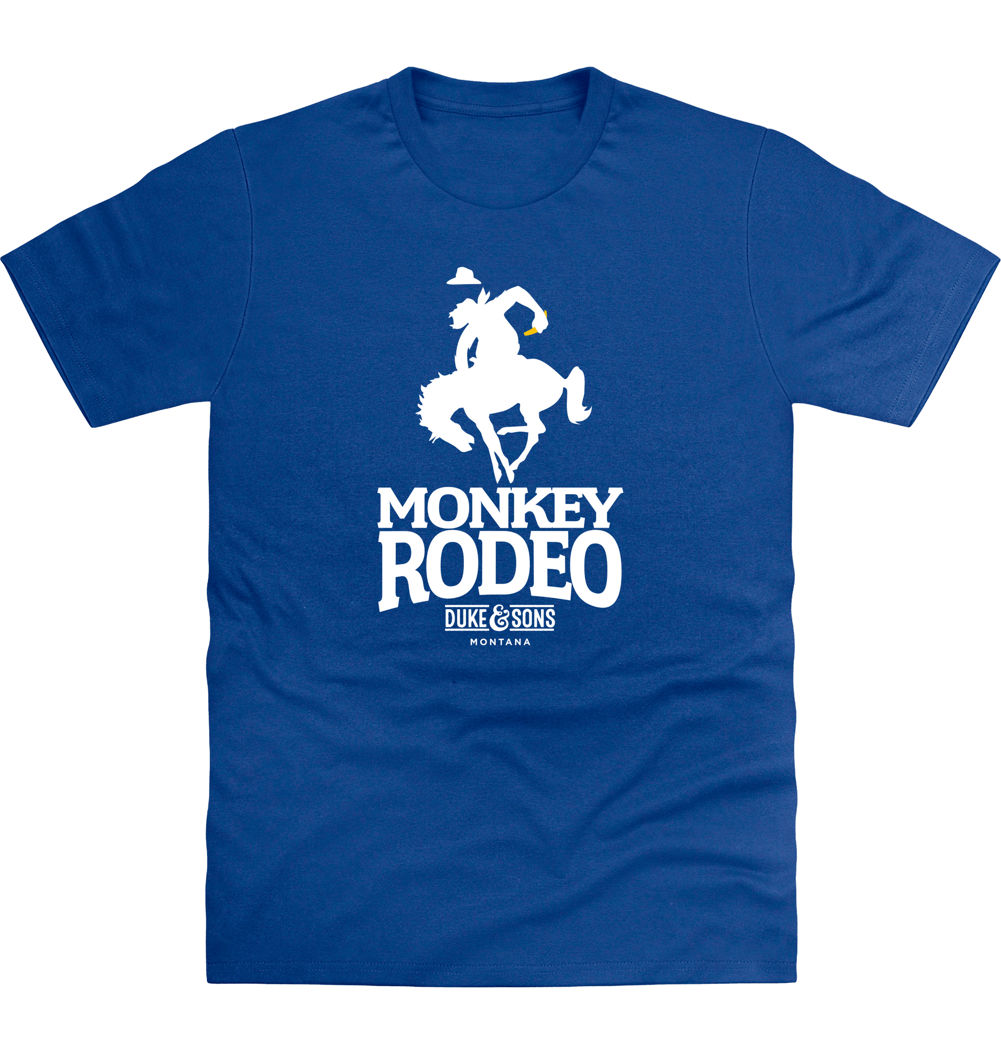 Royal Blue Printed T-shirt Front
