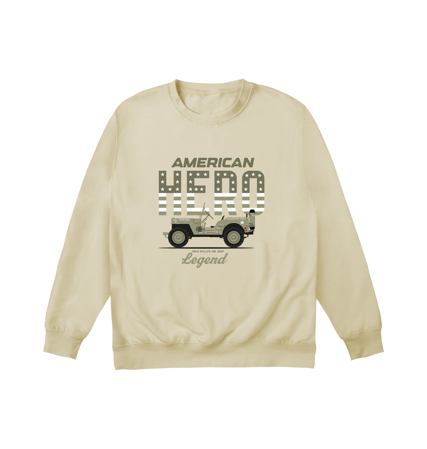 Desert Sand Printed Sweater Front