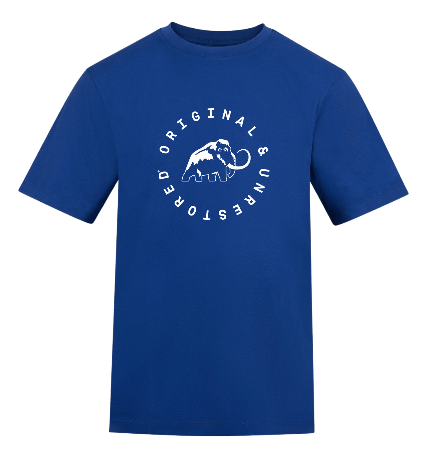 Royal Blue Printed T-shirt Front