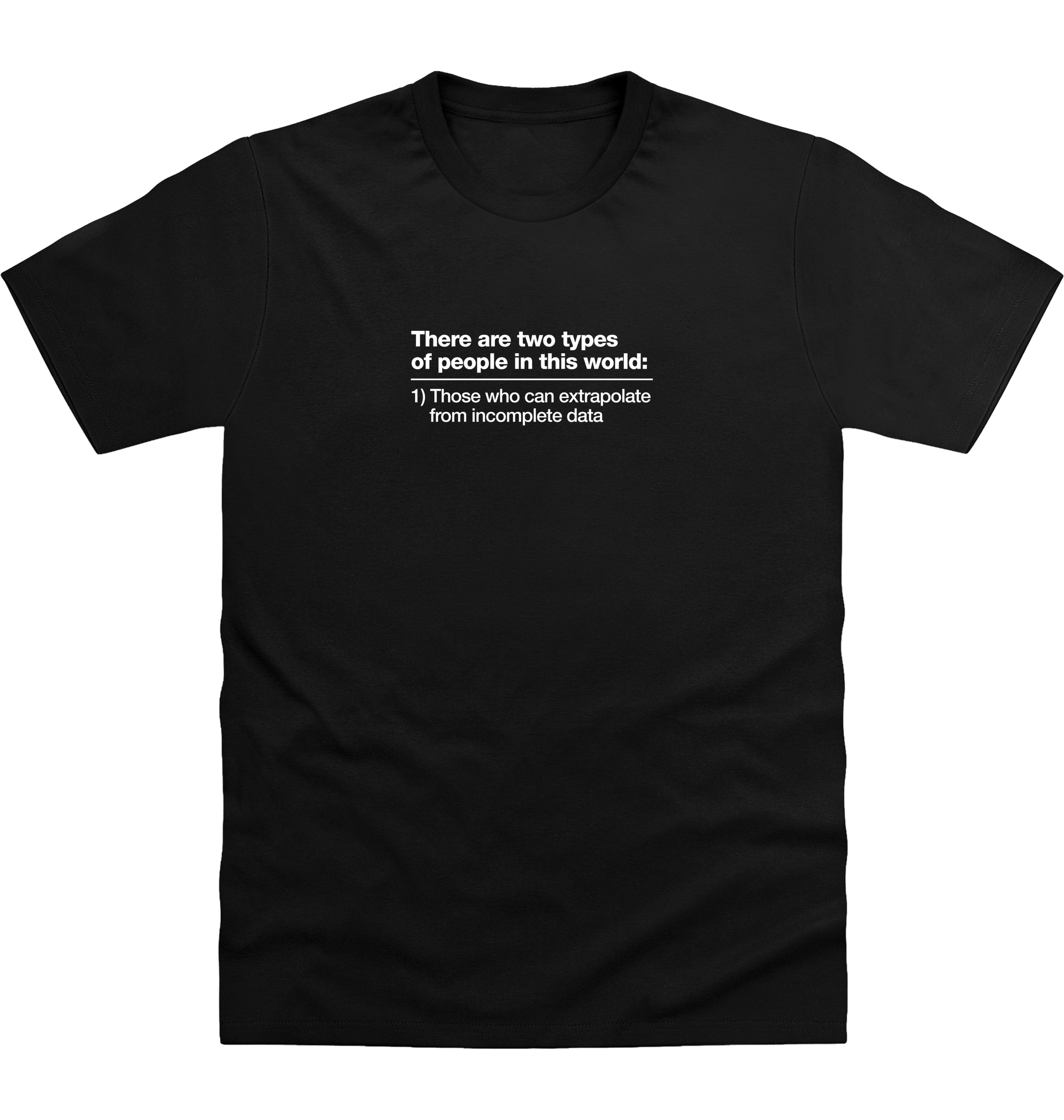Deep Black Printed T-shirt Front