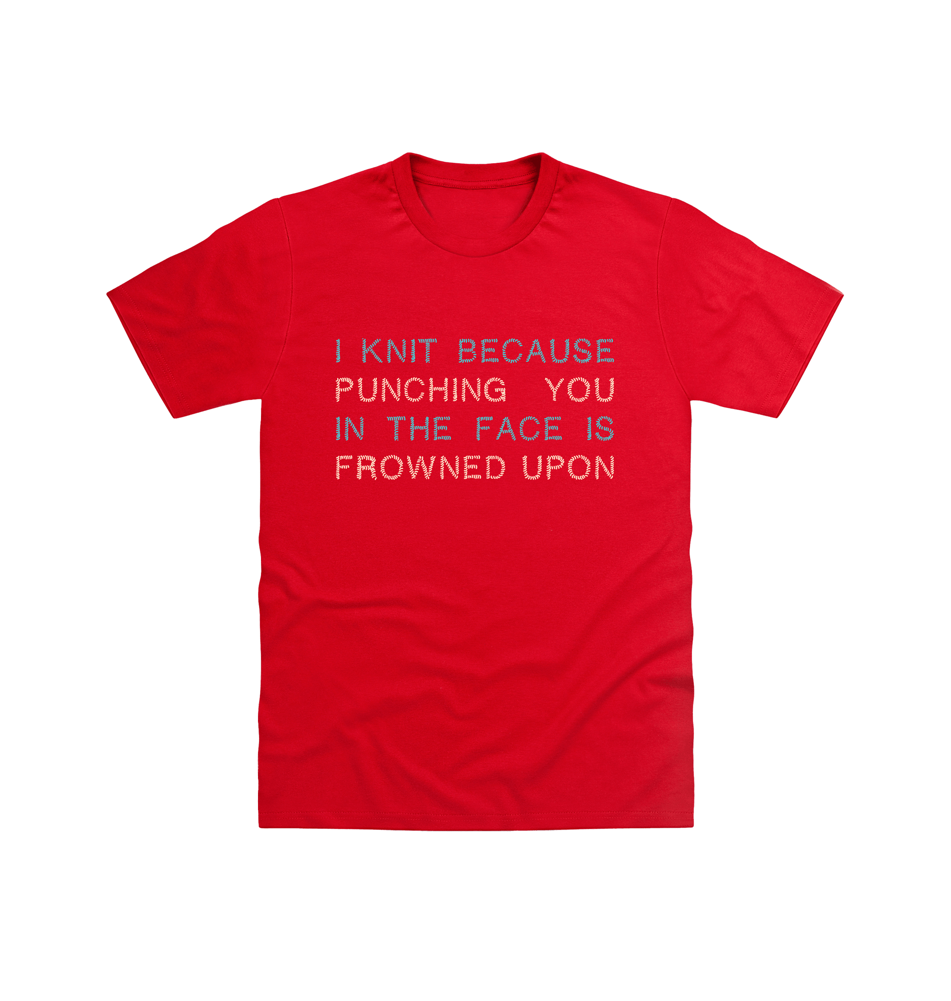 Red Printed T-shirt Front