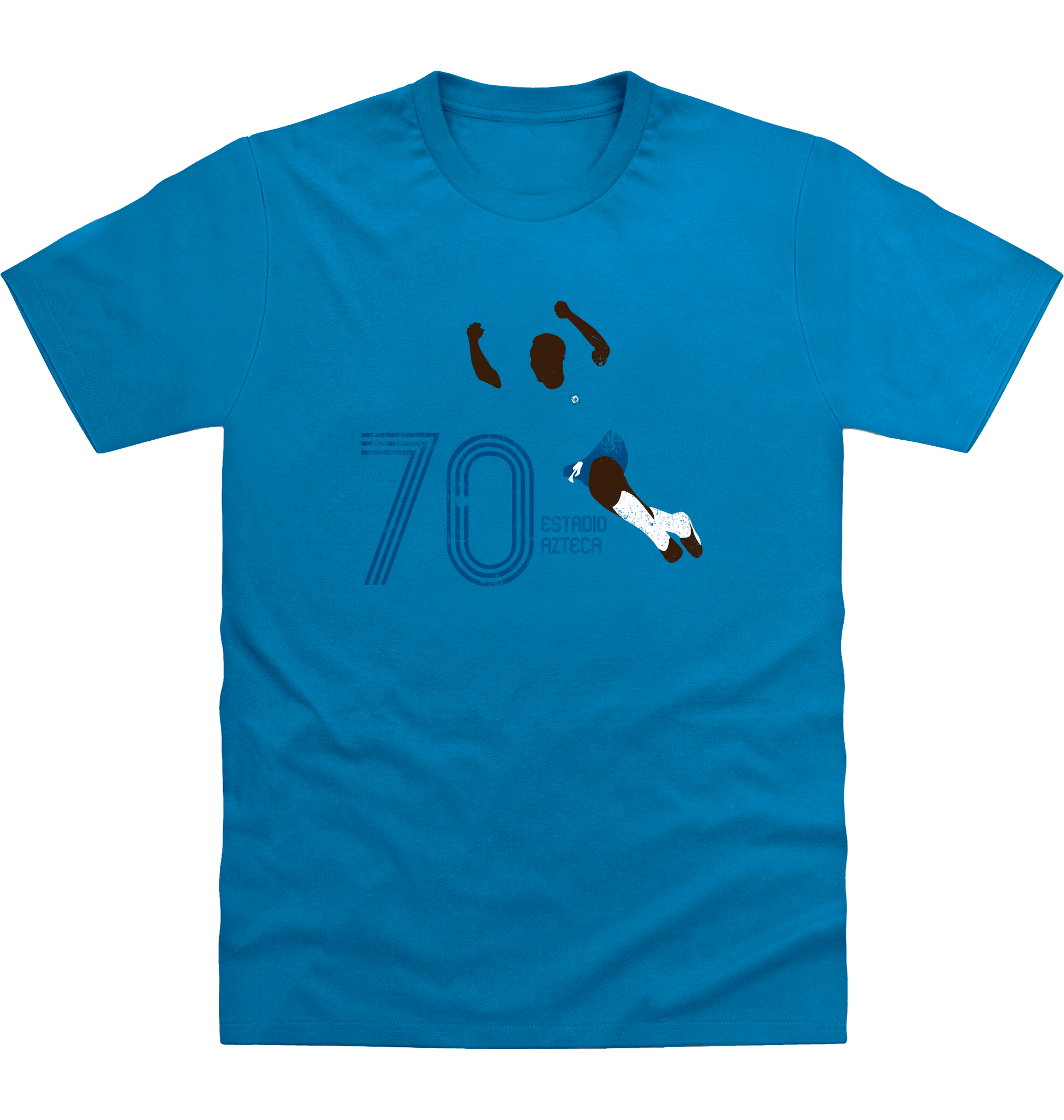 Sapphire Blue Printed T-shirt Front
