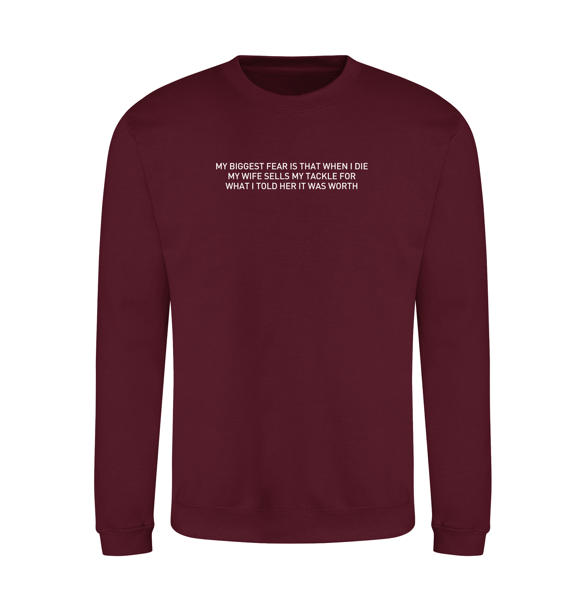 Burgundy Printed Sweater Front