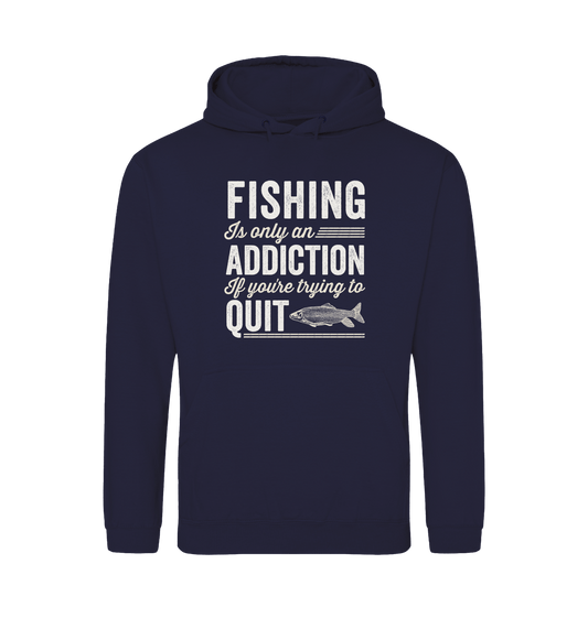 Oxford Navy Printed Hoody Front