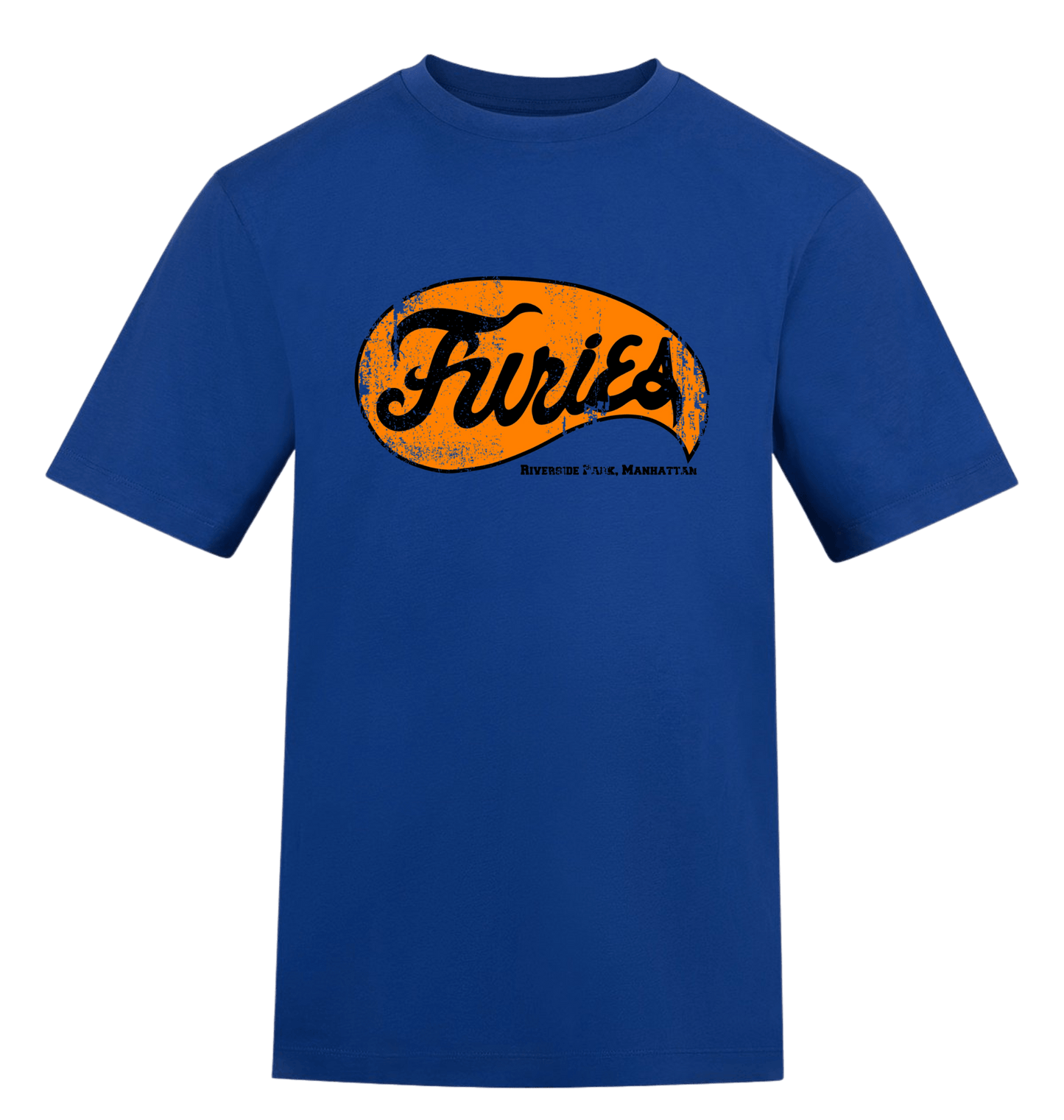 Royal Blue Printed T-shirt Front
