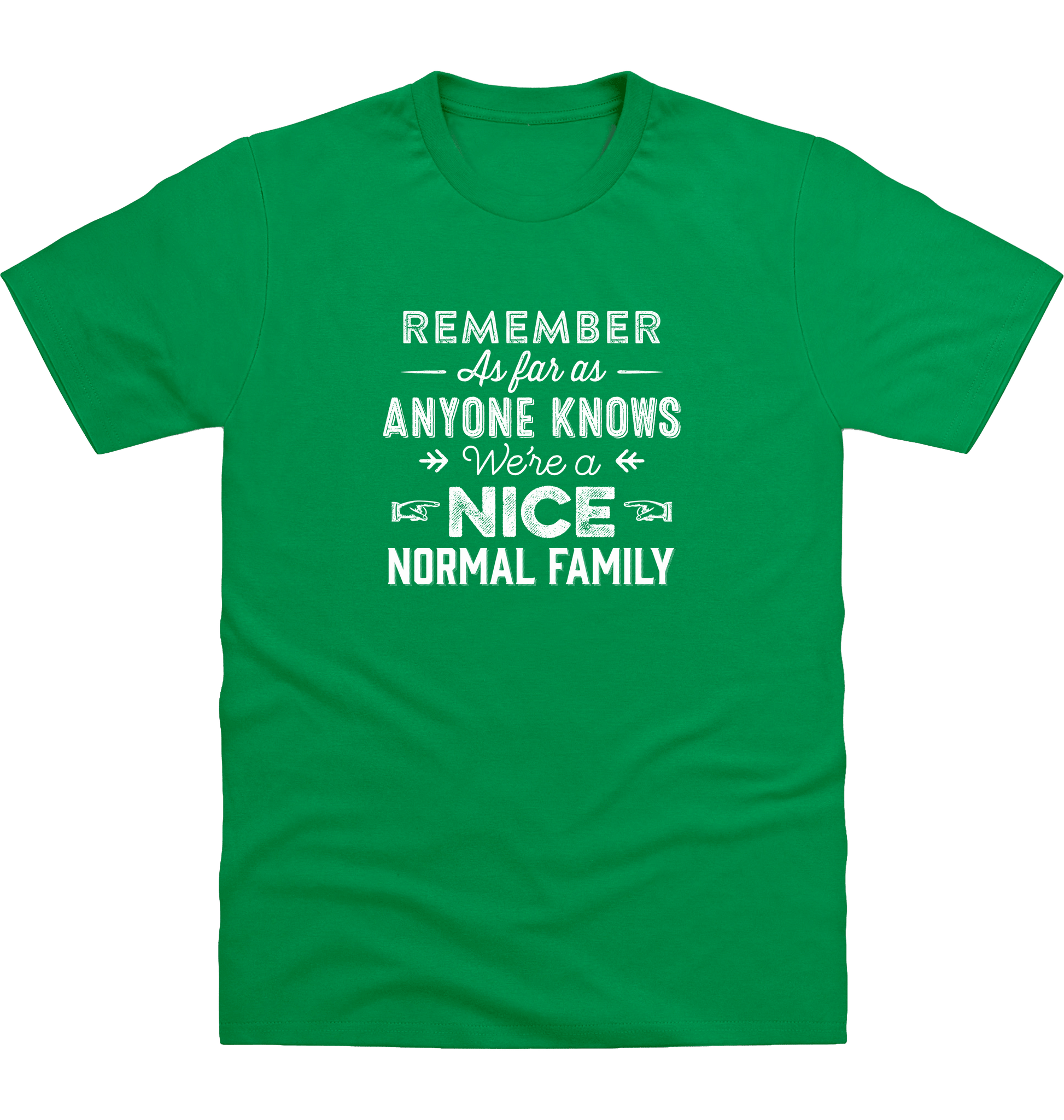 Kelly Green Printed T-shirt Front