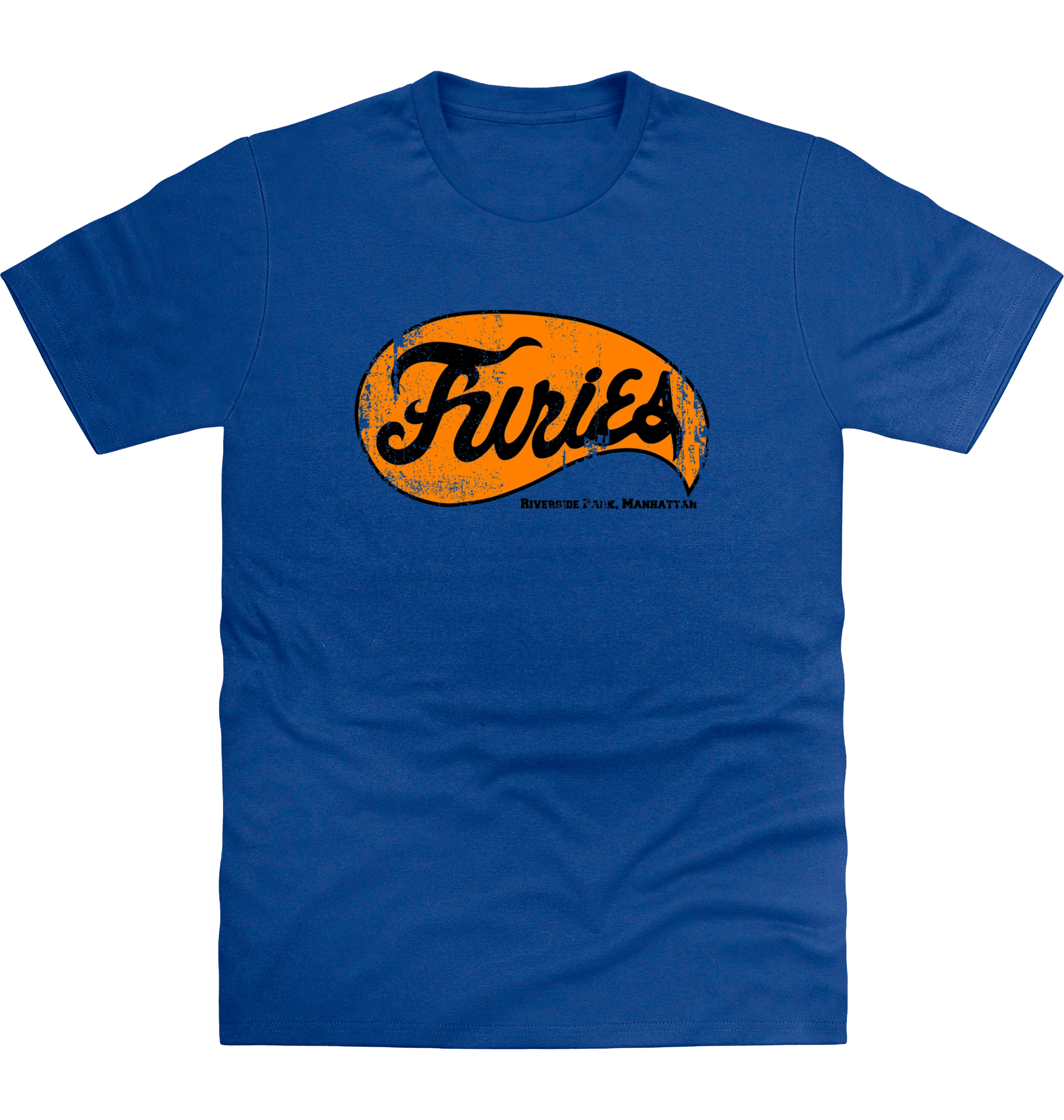 Royal Blue Printed T-shirt Front