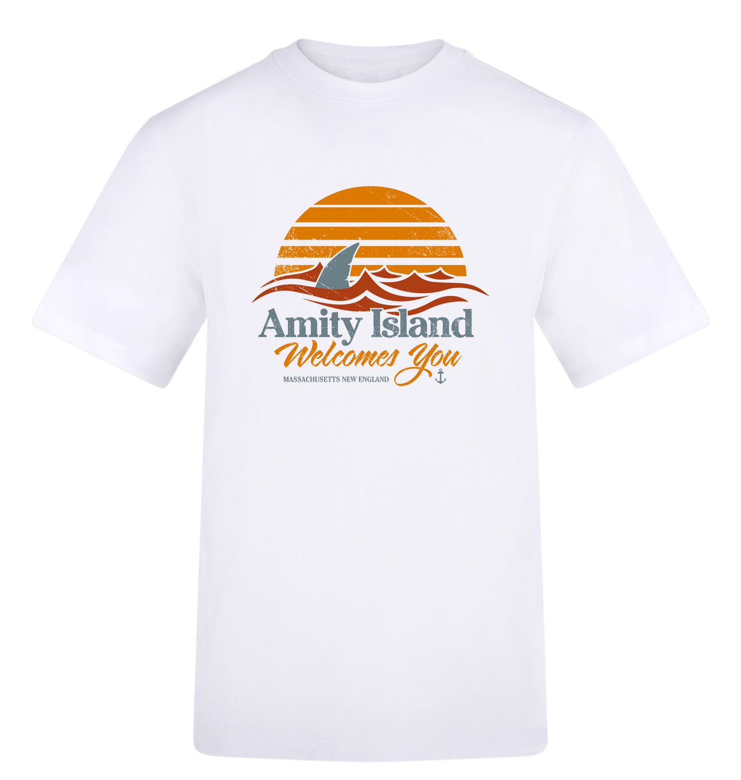 Arctic White Printed T-shirt Front