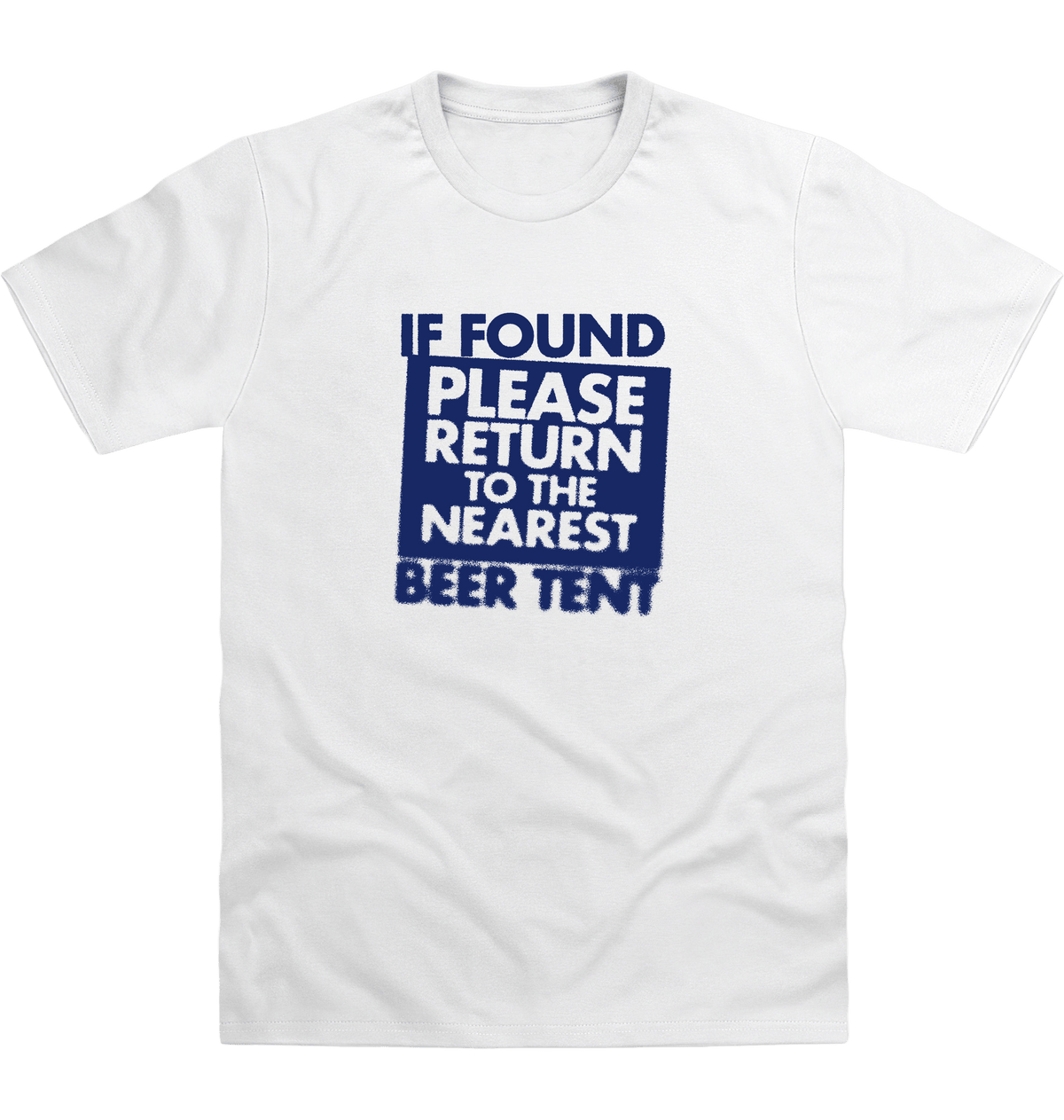 Arctic White Printed T-shirt Front