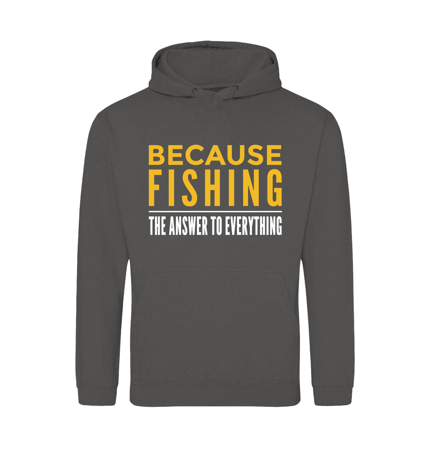 Charcoal Printed Hoody Front