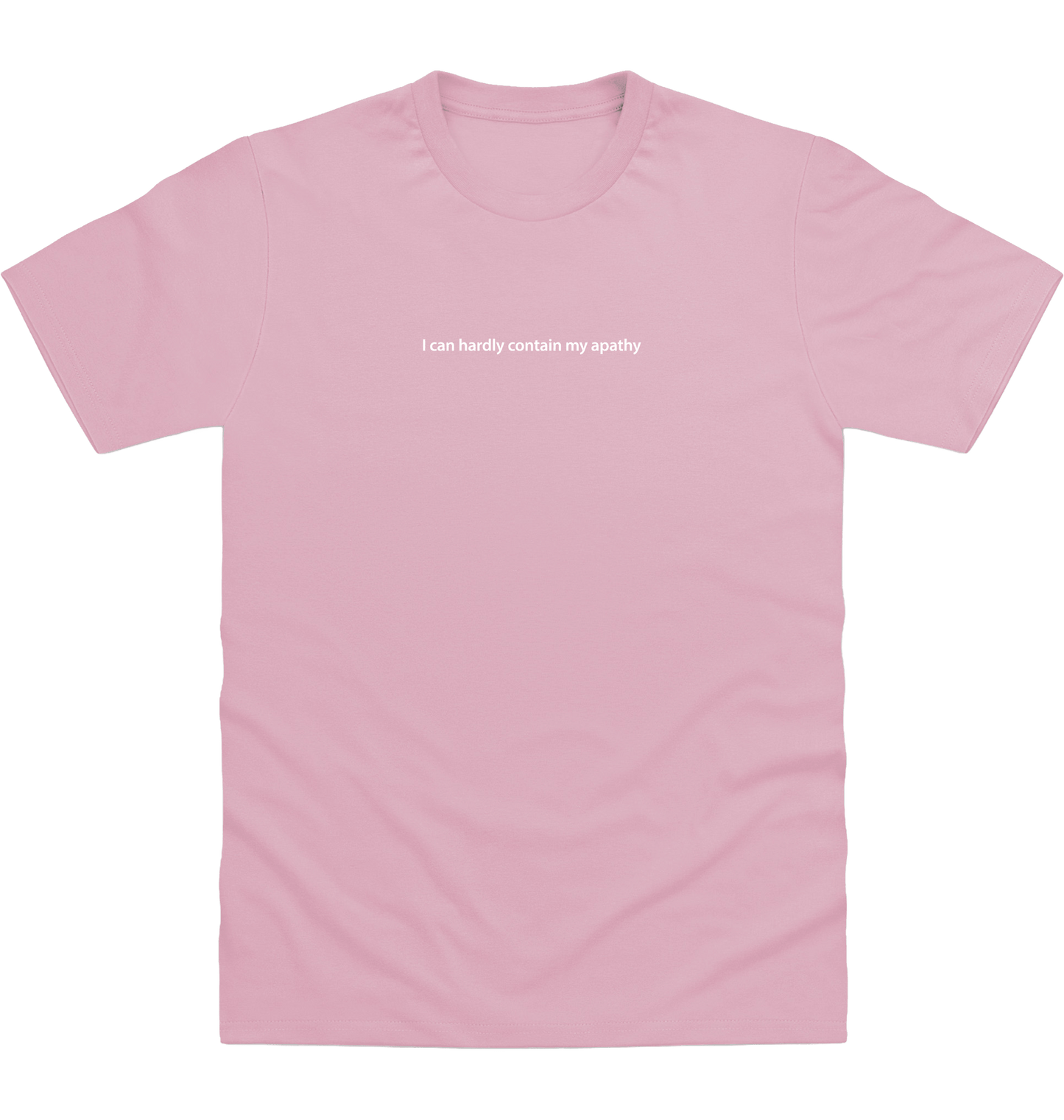 Baby Pink Printed T-shirt Front