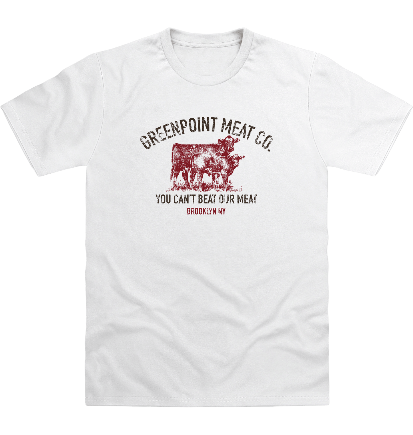 Arctic White Printed T-shirt Front