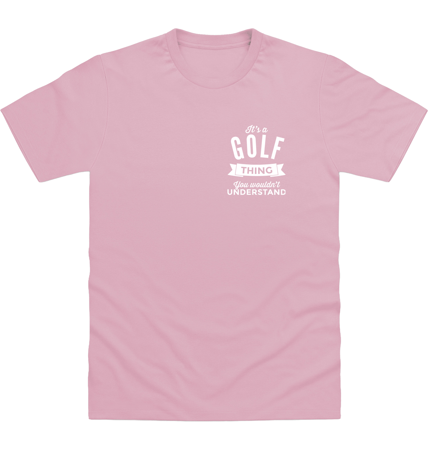 Baby Pink Printed T-shirt Front