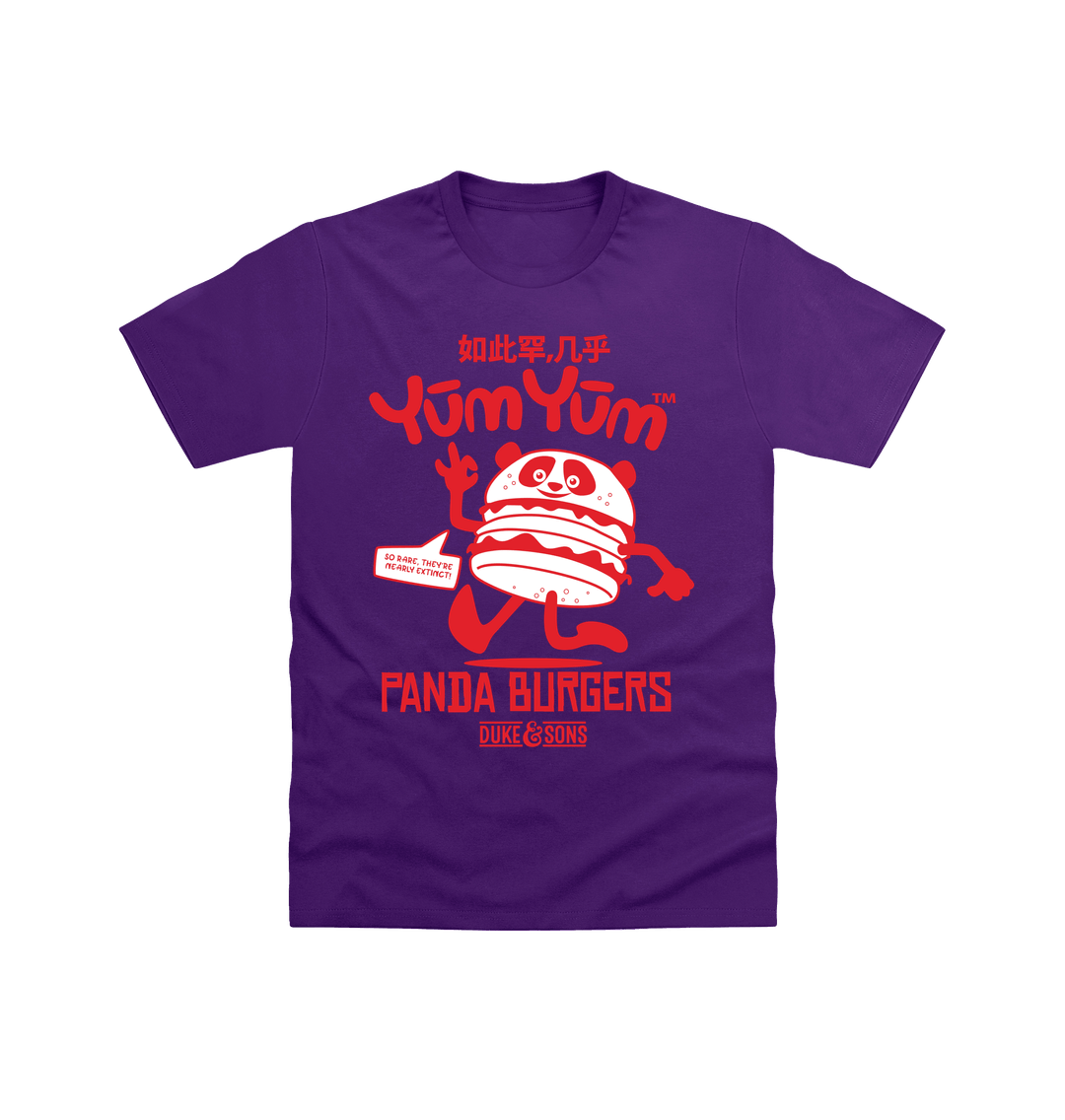 Purple Printed T-shirt Front