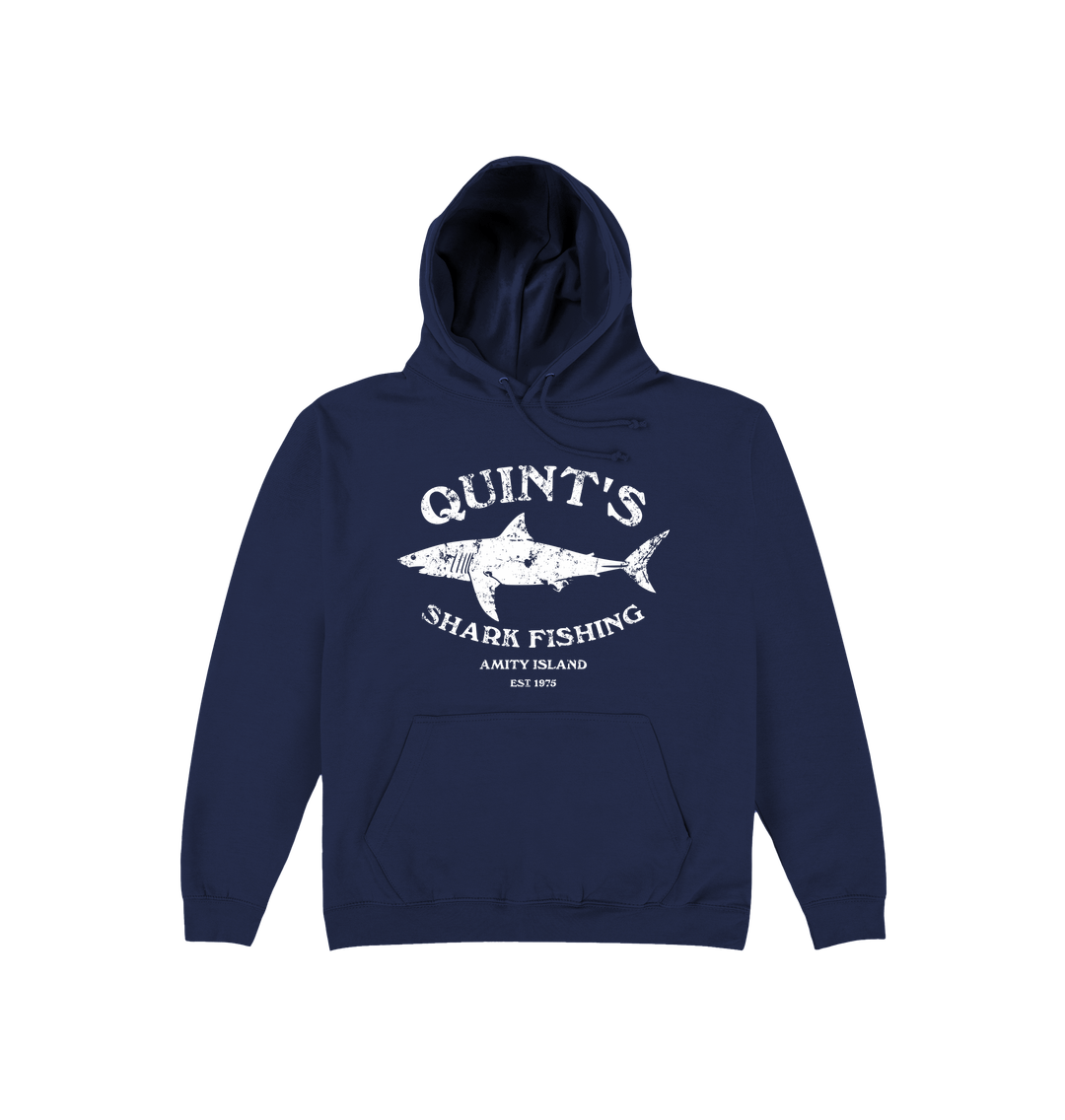 Oxford Navy Printed Hoody Front