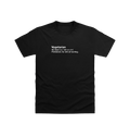 Black Printed T-shirt Front