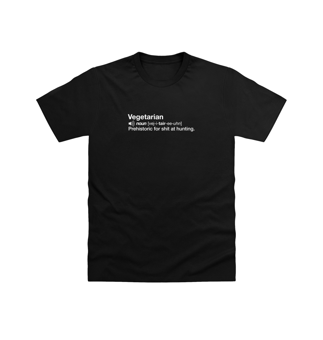 Black Printed T-shirt Front