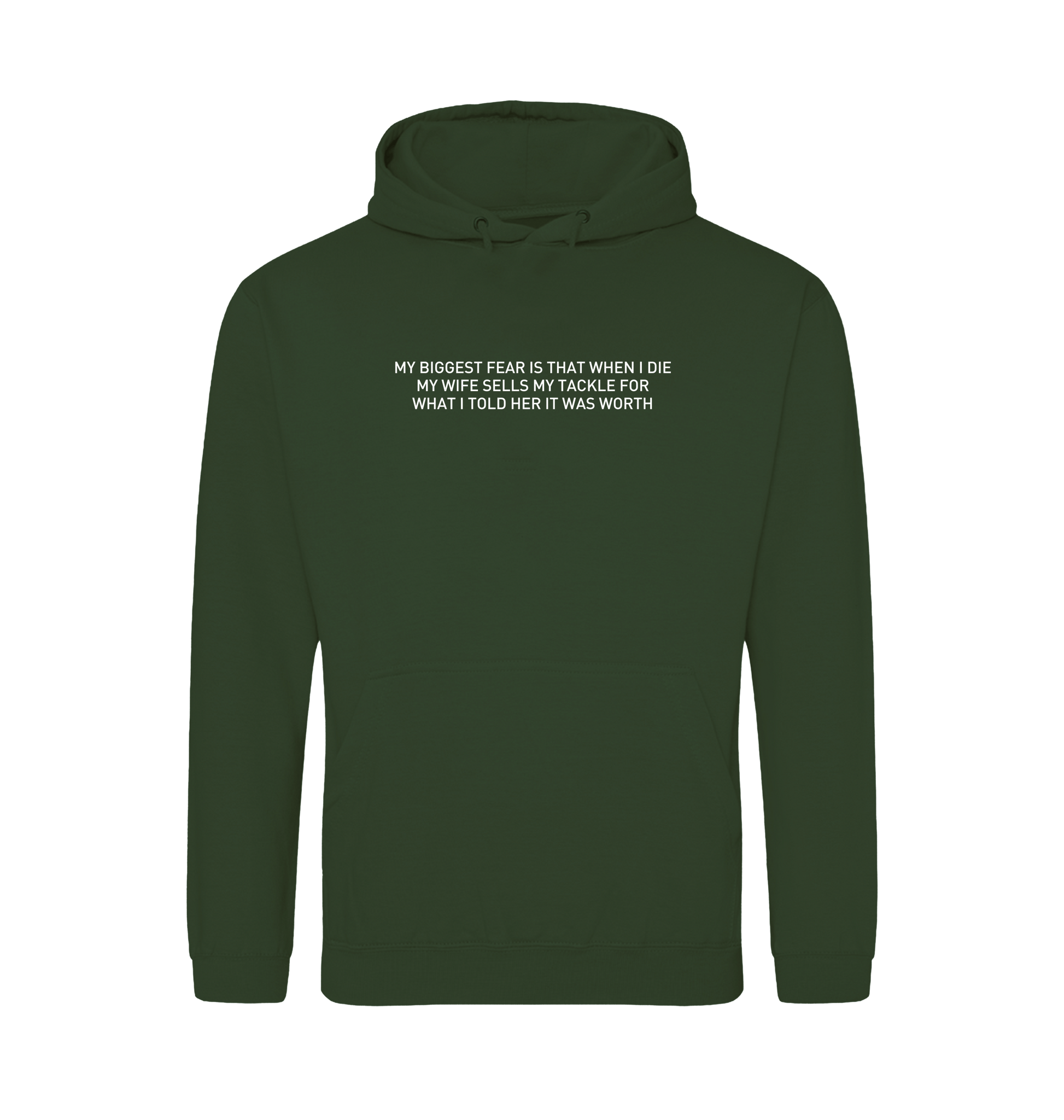 Forest Green Printed Hoody Front