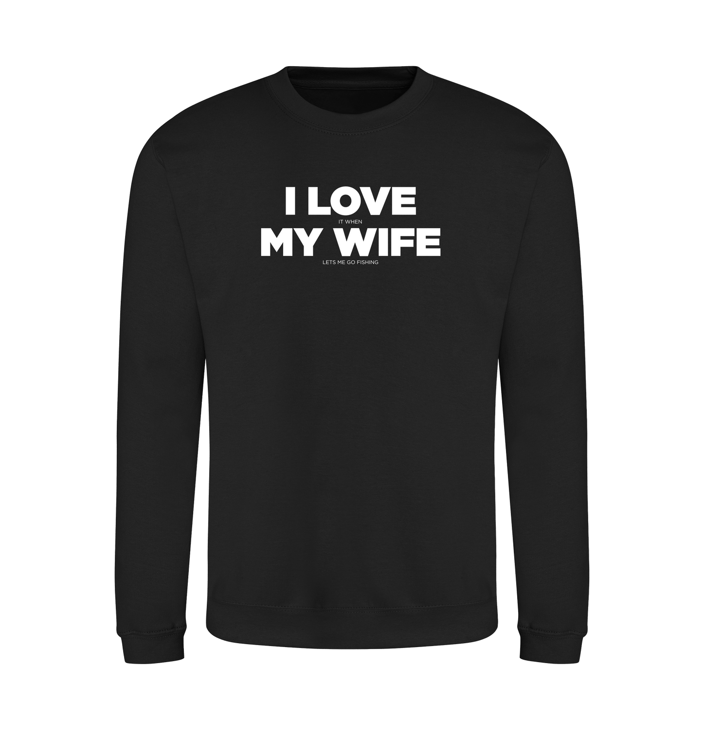 Jet Black Printed Sweater Front