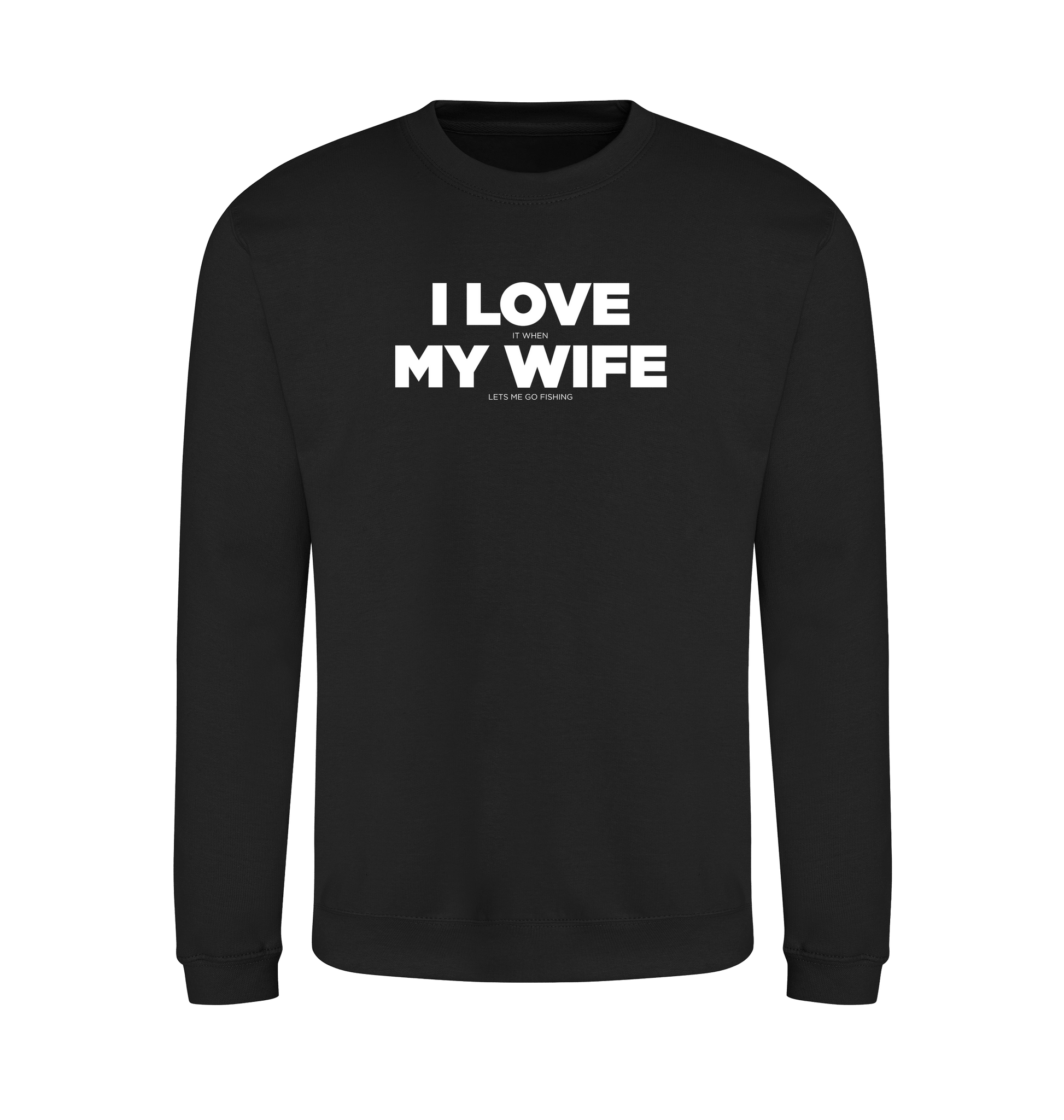 Jet Black Printed Sweater Front